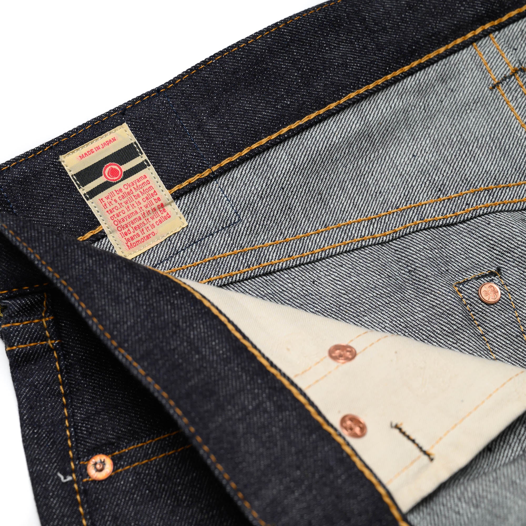 0605-13 13oz Natural Tapered Selvedge Denim - Indigo