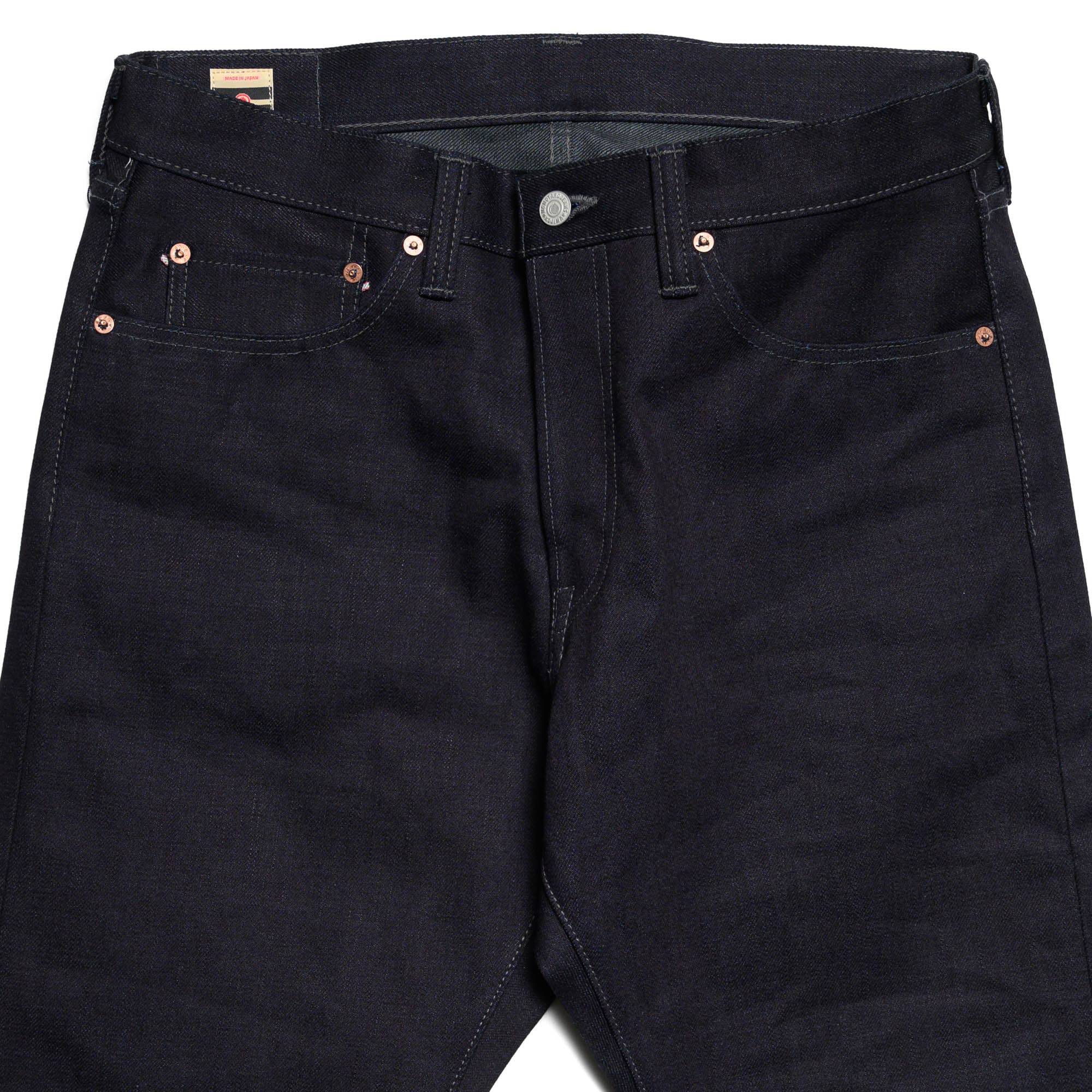 0605-52G 18oz Indigo Grey Double Faced Denim - Natural Tapered