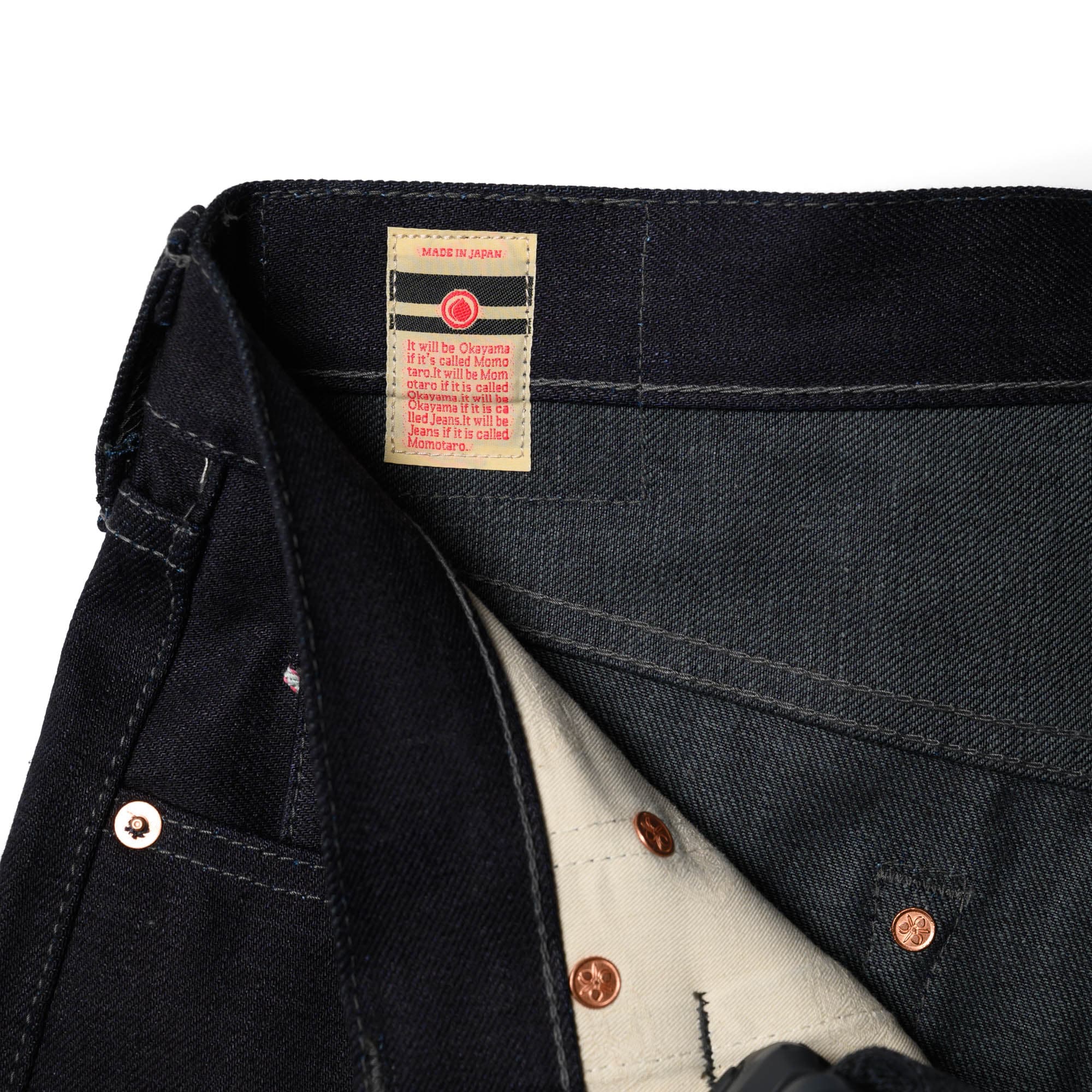 0605-52G 18oz Indigo Grey Double Faced Denim - Natural Tapered