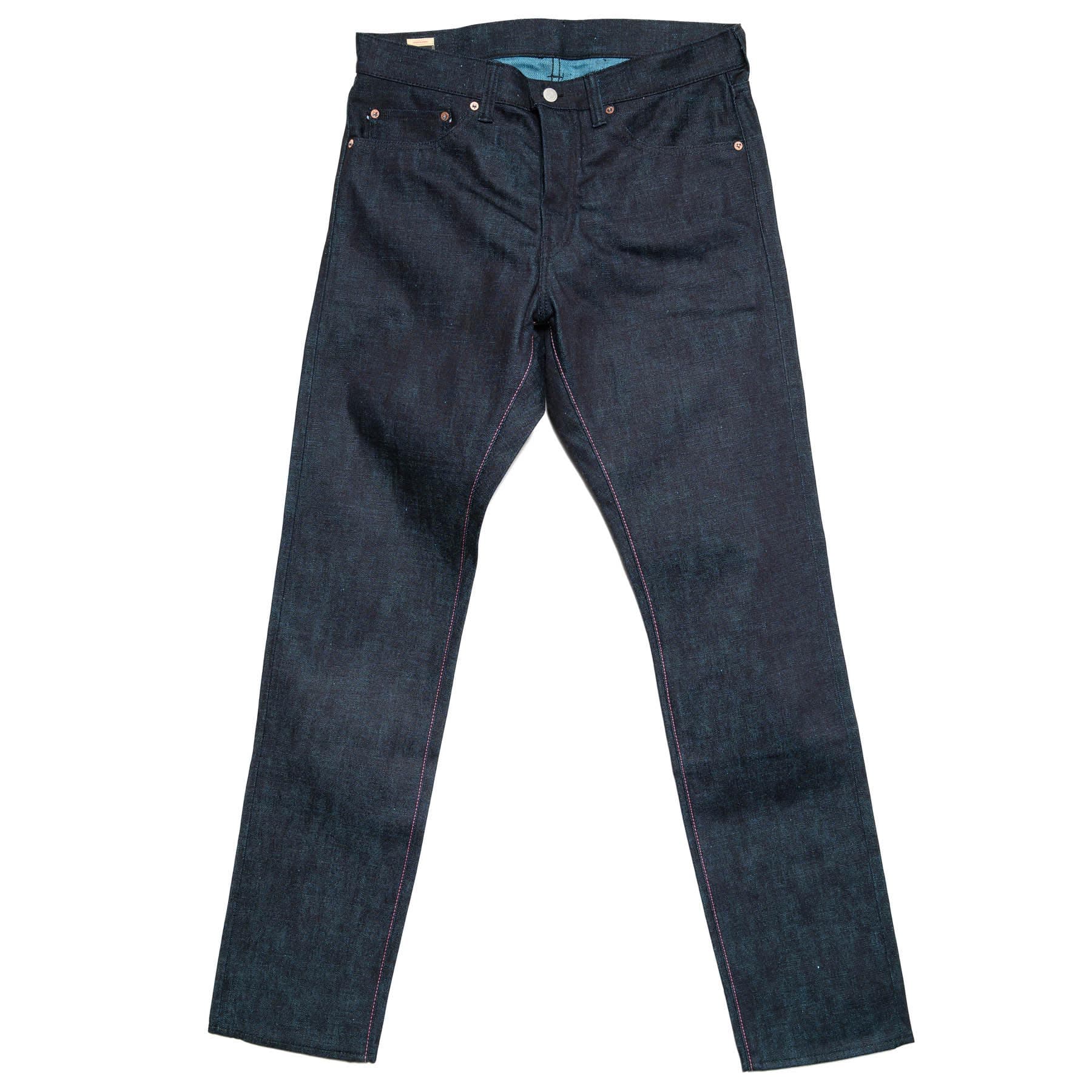 Momotaro 0605-IM 15.7oz Natural Taper Selvedge Denim Mint FrontMomotaro 0605-IM 15.7oz Natural Taper Selvedge Denim Mint Front