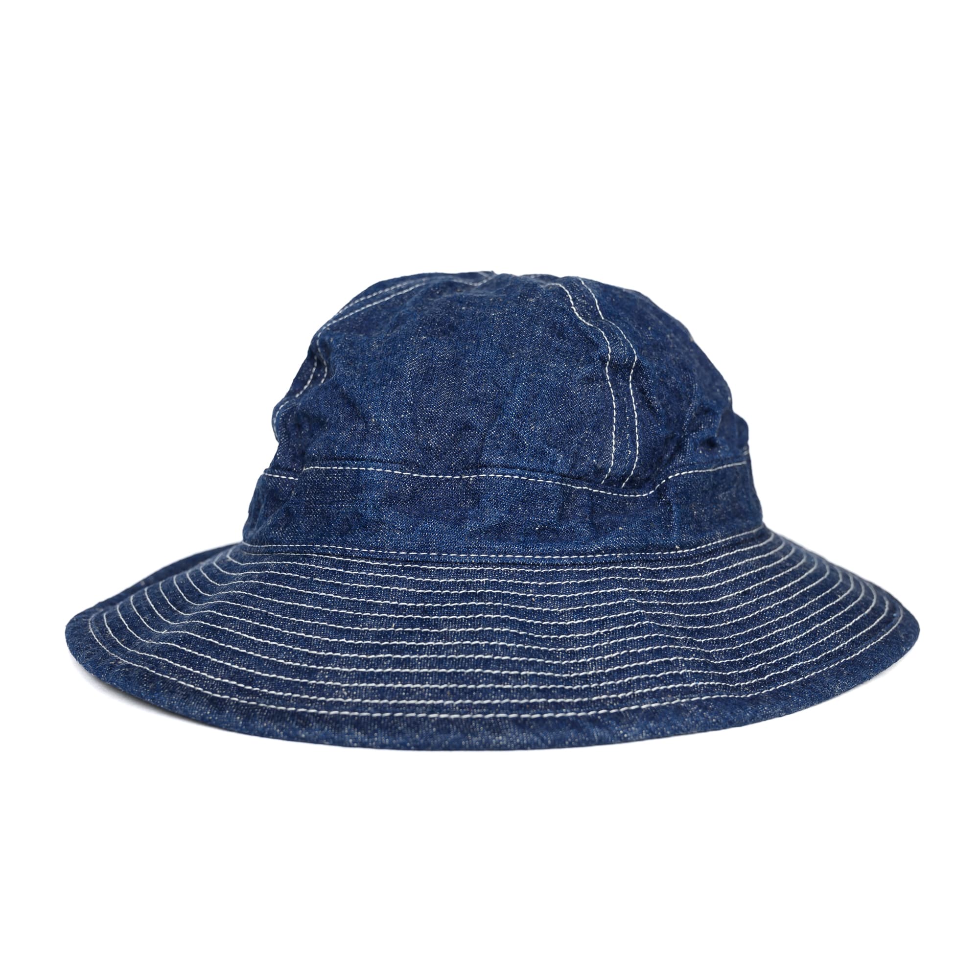 orSlow US Navy Hat Denim One Wash | BlackBlue