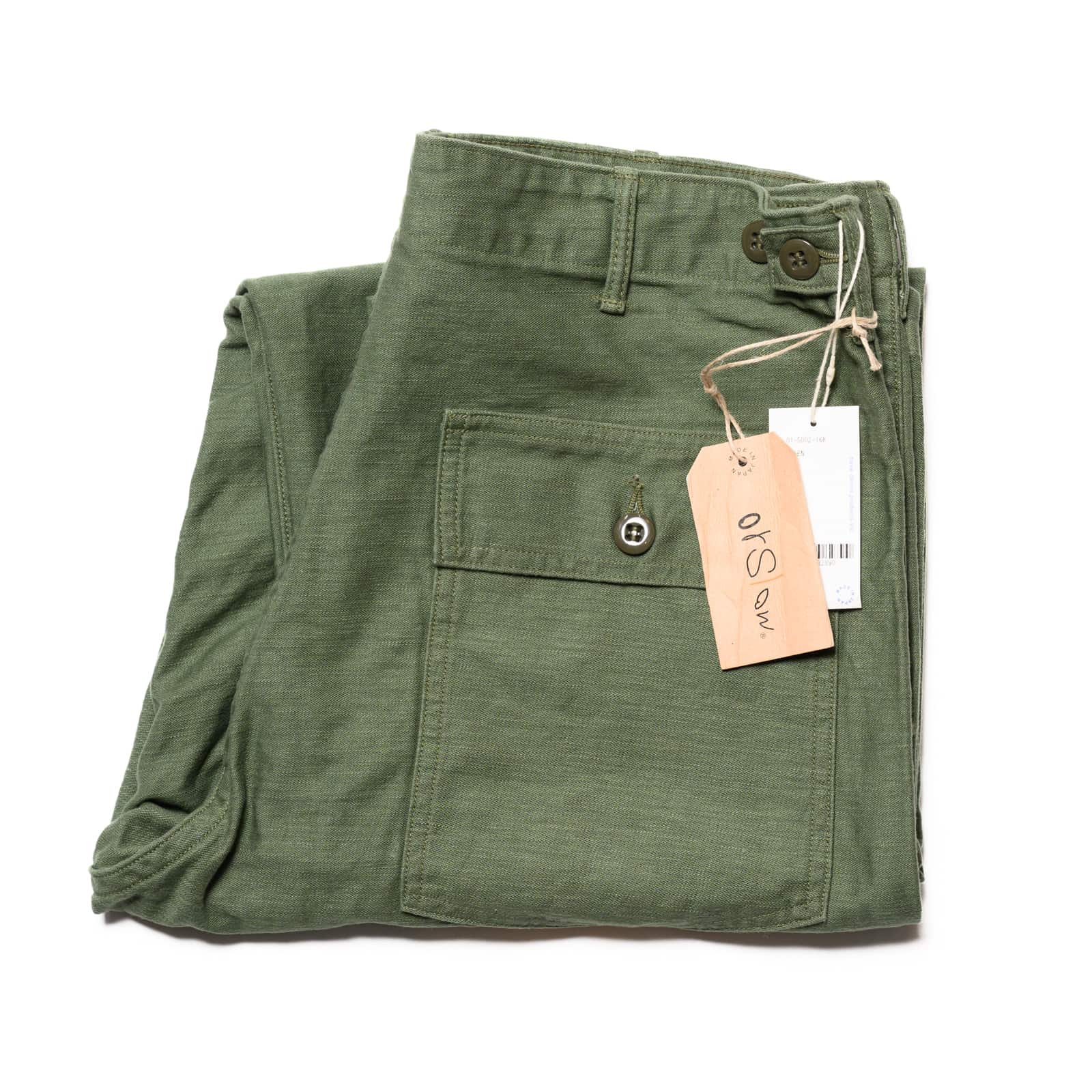 Regular Fit US Army Fatigue Pants - Green