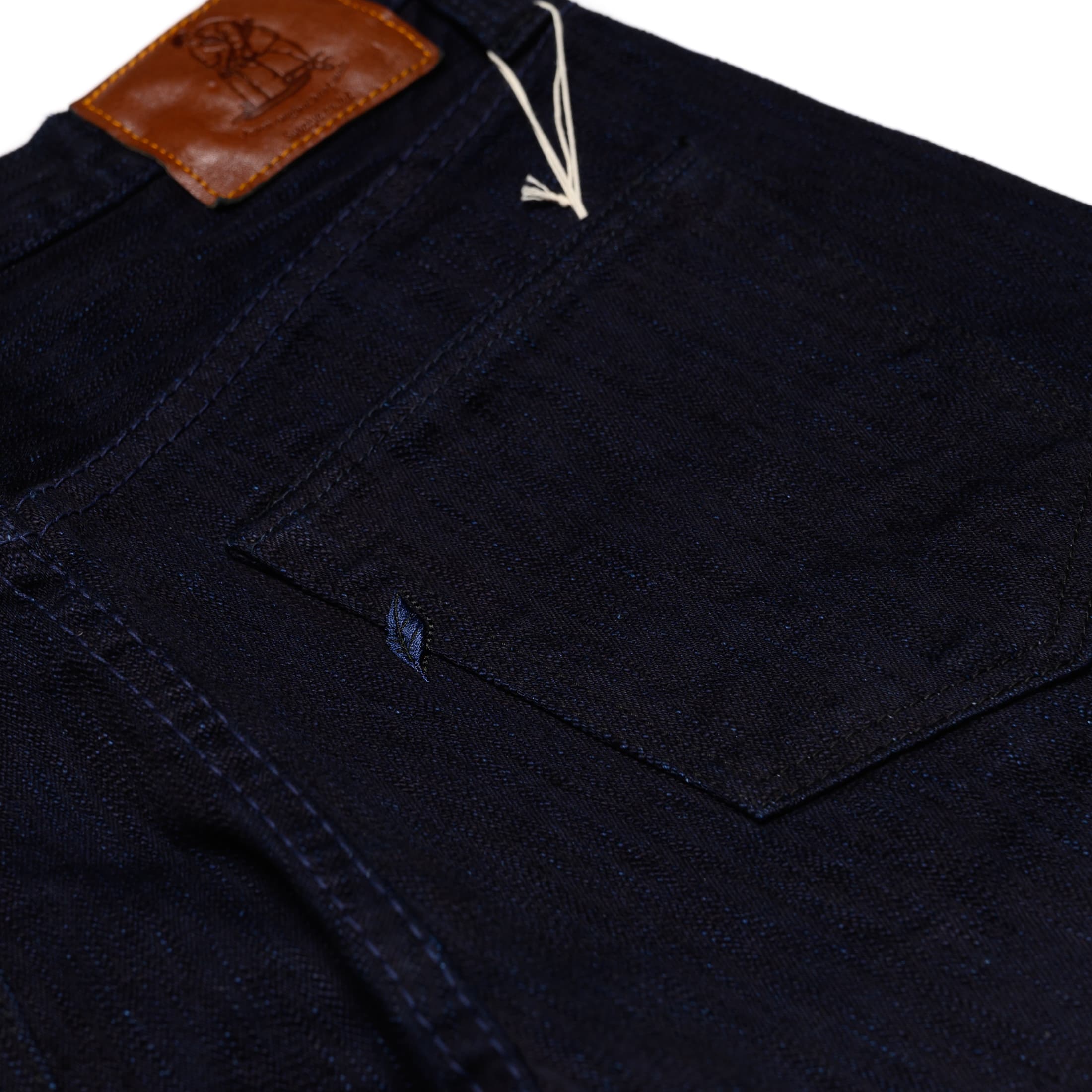 1167-WID 13oz Extra Slub Stretch Selvedge Denim - Relaxed Tapered - Double Indigo