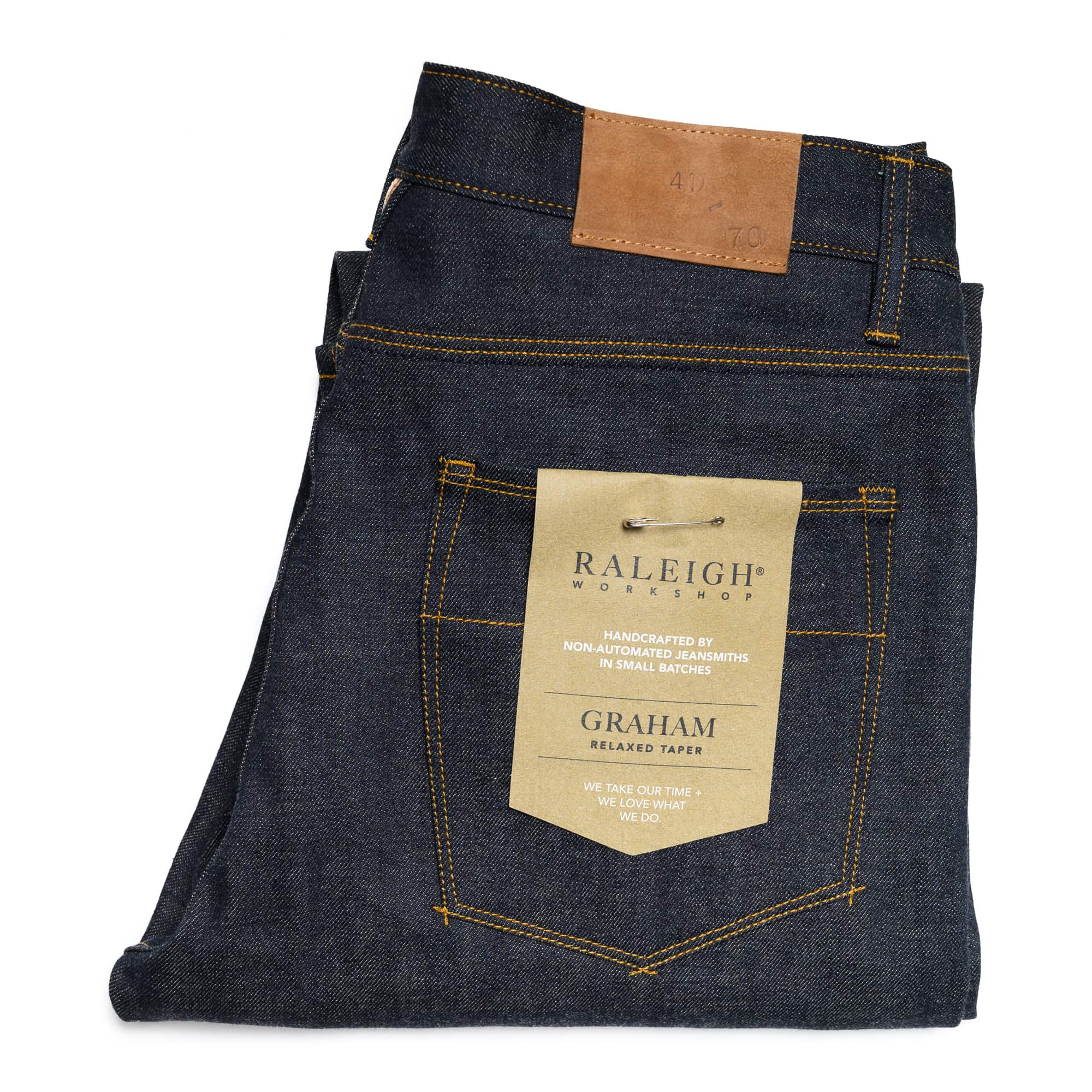 Graham Taper 13oz Nihon Menpu Selvedge Denim Folded