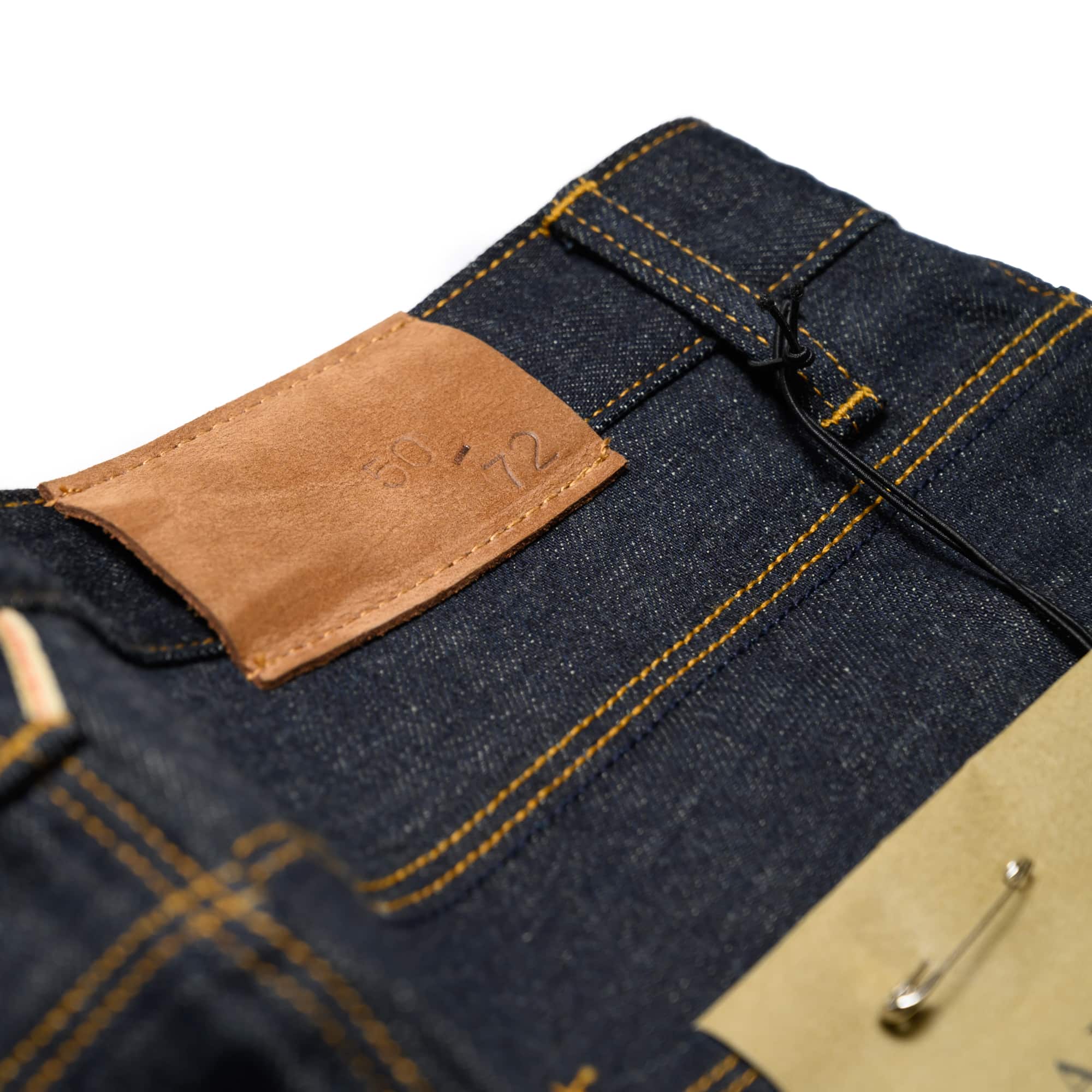 Raleigh Jones 13oz Nihon Menpu Selvedge Denim Leather Patch