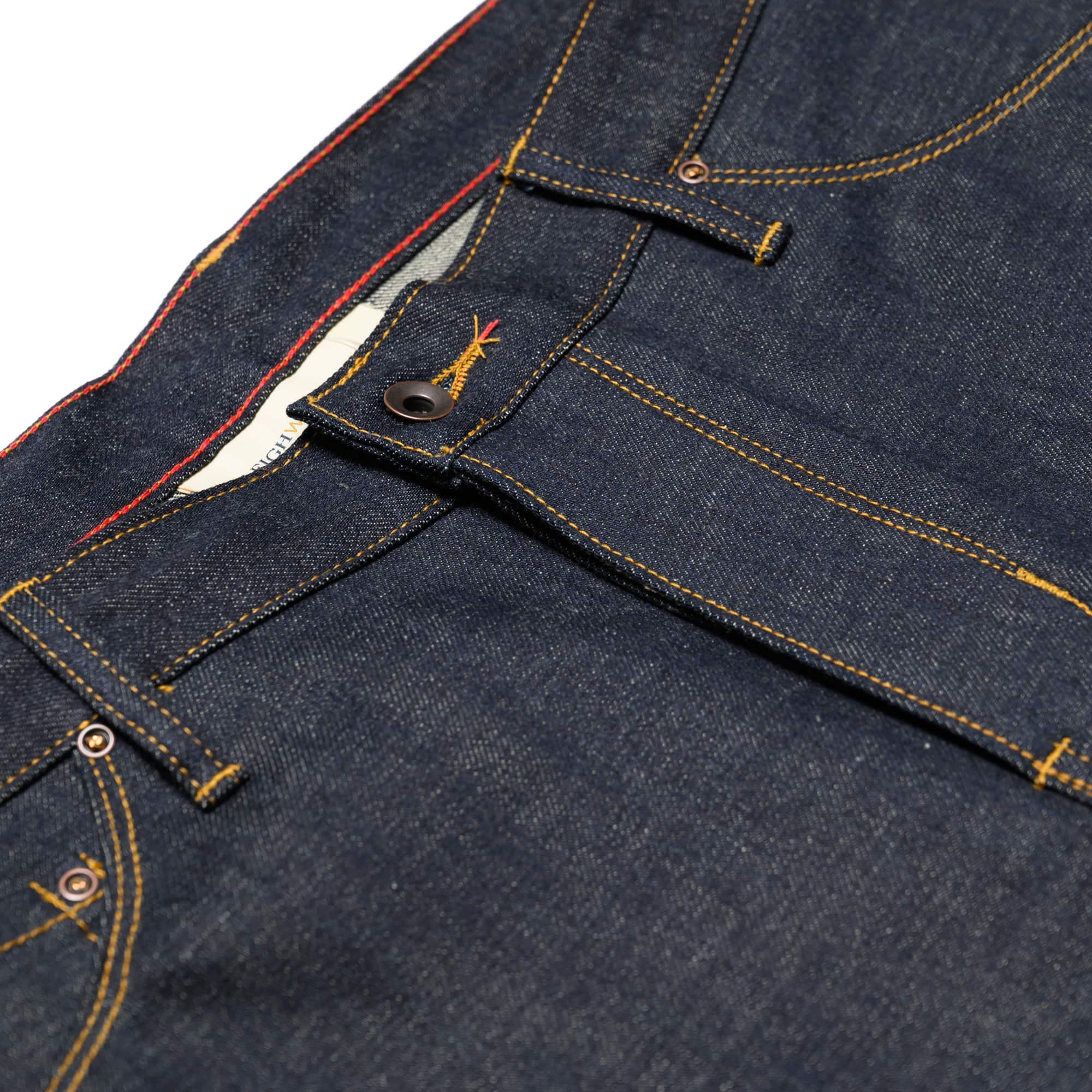 Raleigh Jones 13oz Nihon Menpu Selvedge Denim Fly Detail