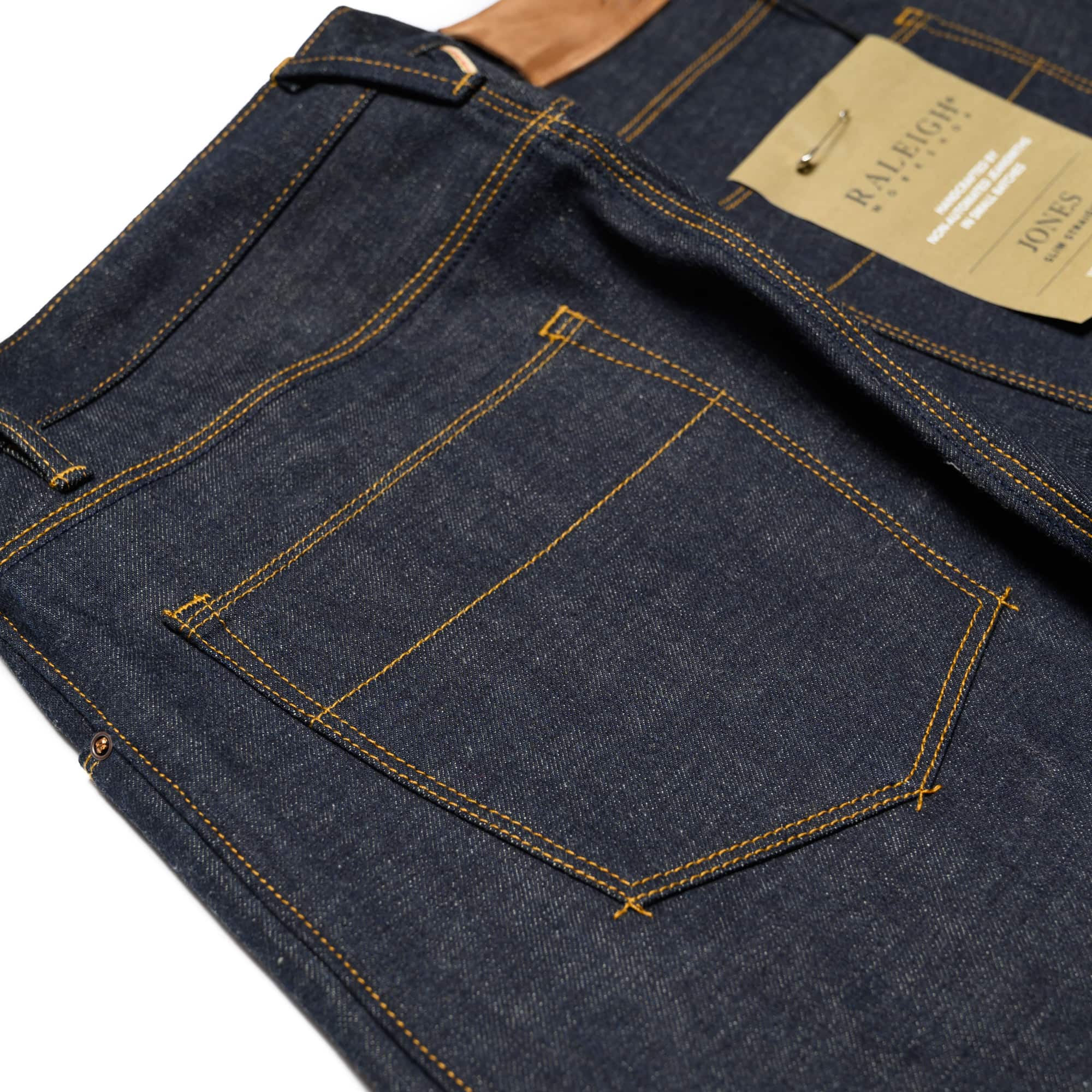 Raleigh Jones 13oz Nihon Menpu Selvedge Denim Rear Pocket