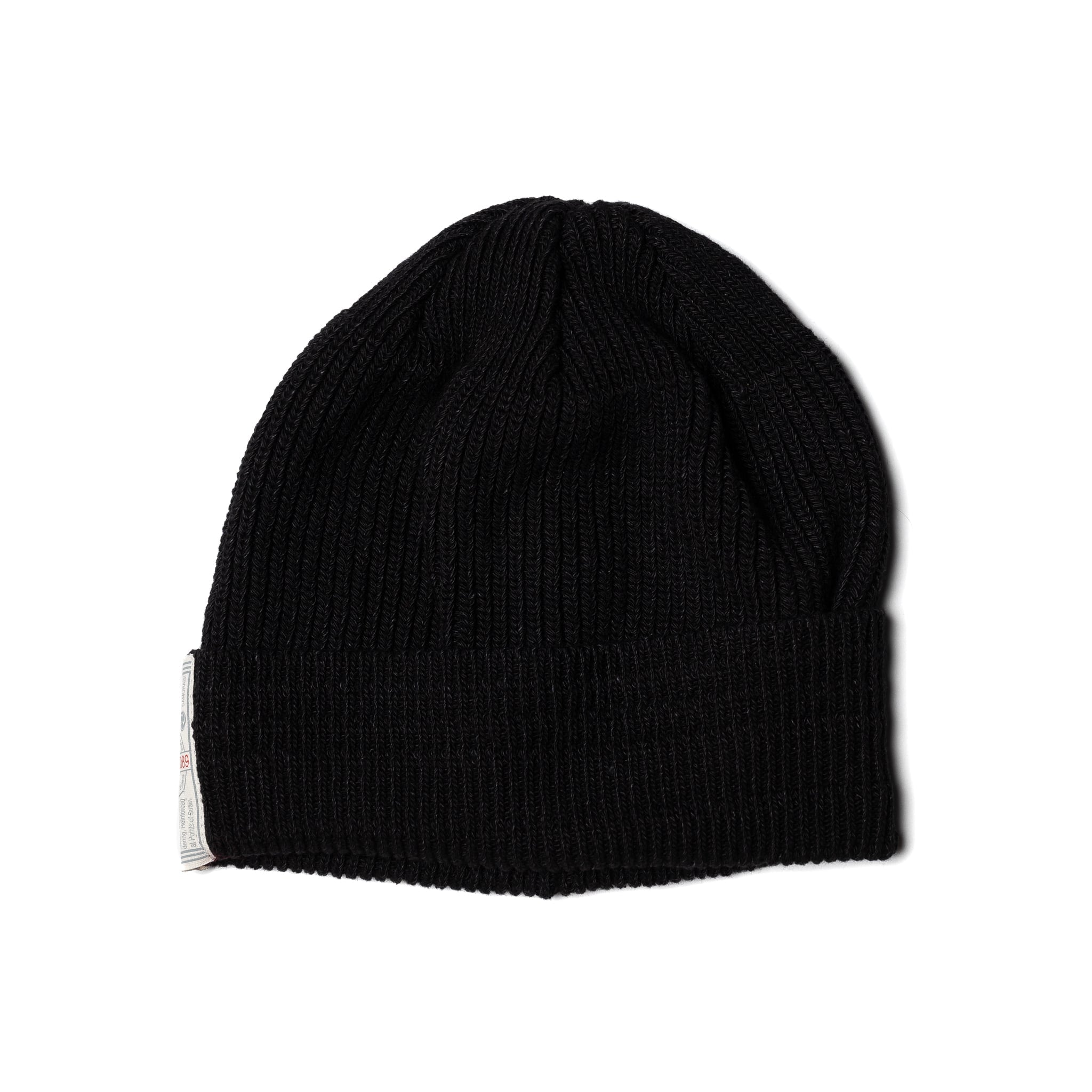 SJ501NC Rope Dyed Yarn Knit Cap - Black