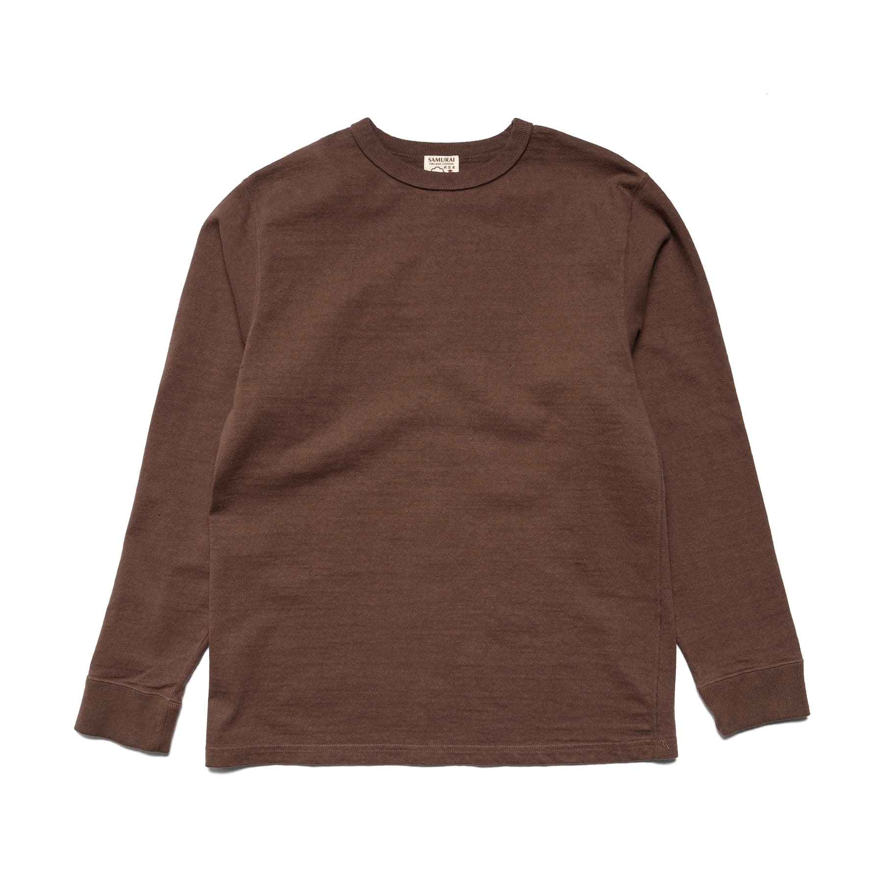 SJSLT-SC01 Japanese Cotton Made Crew Neck Tee - Kuri Dark