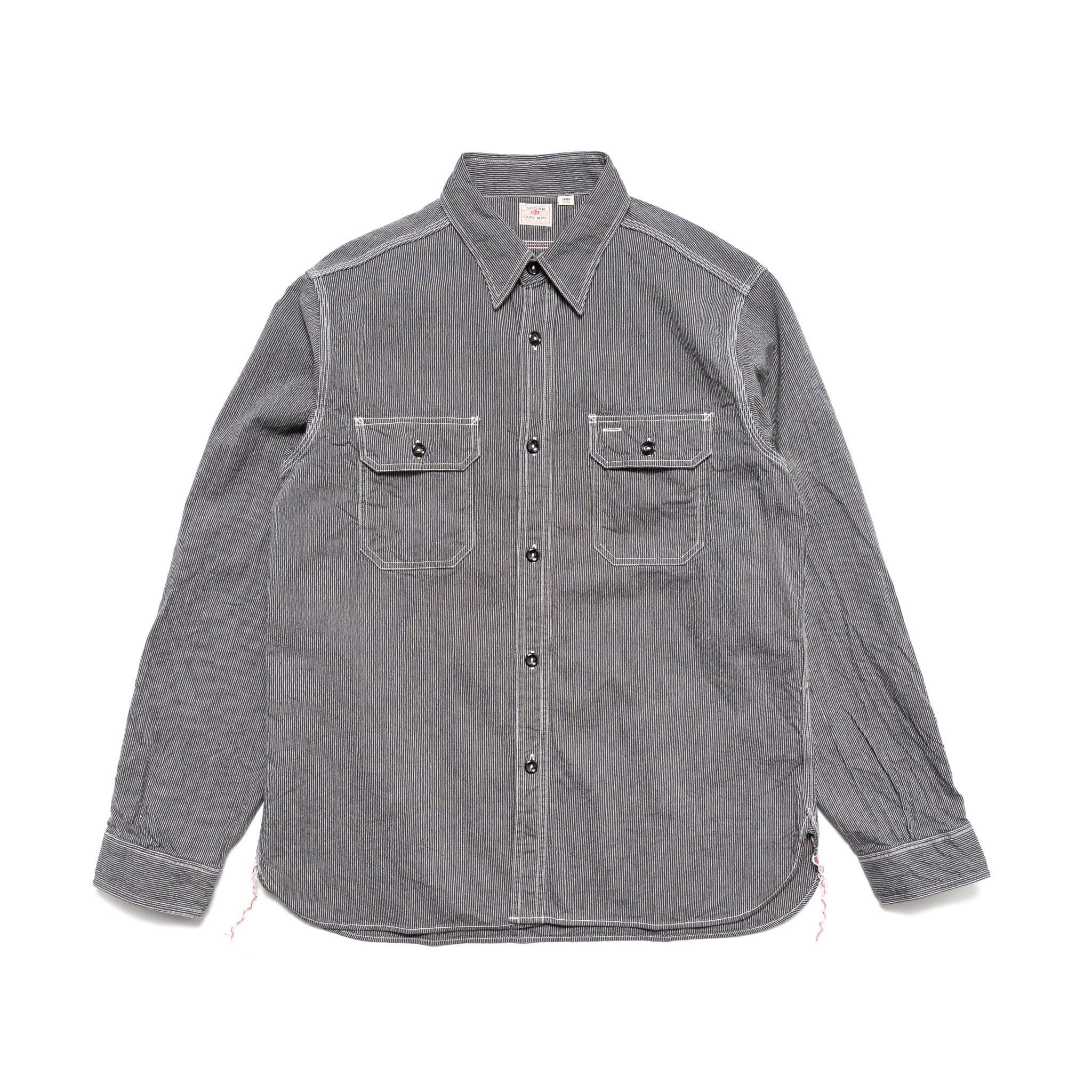 SC25511 Jean Cord Work Shirt - Black