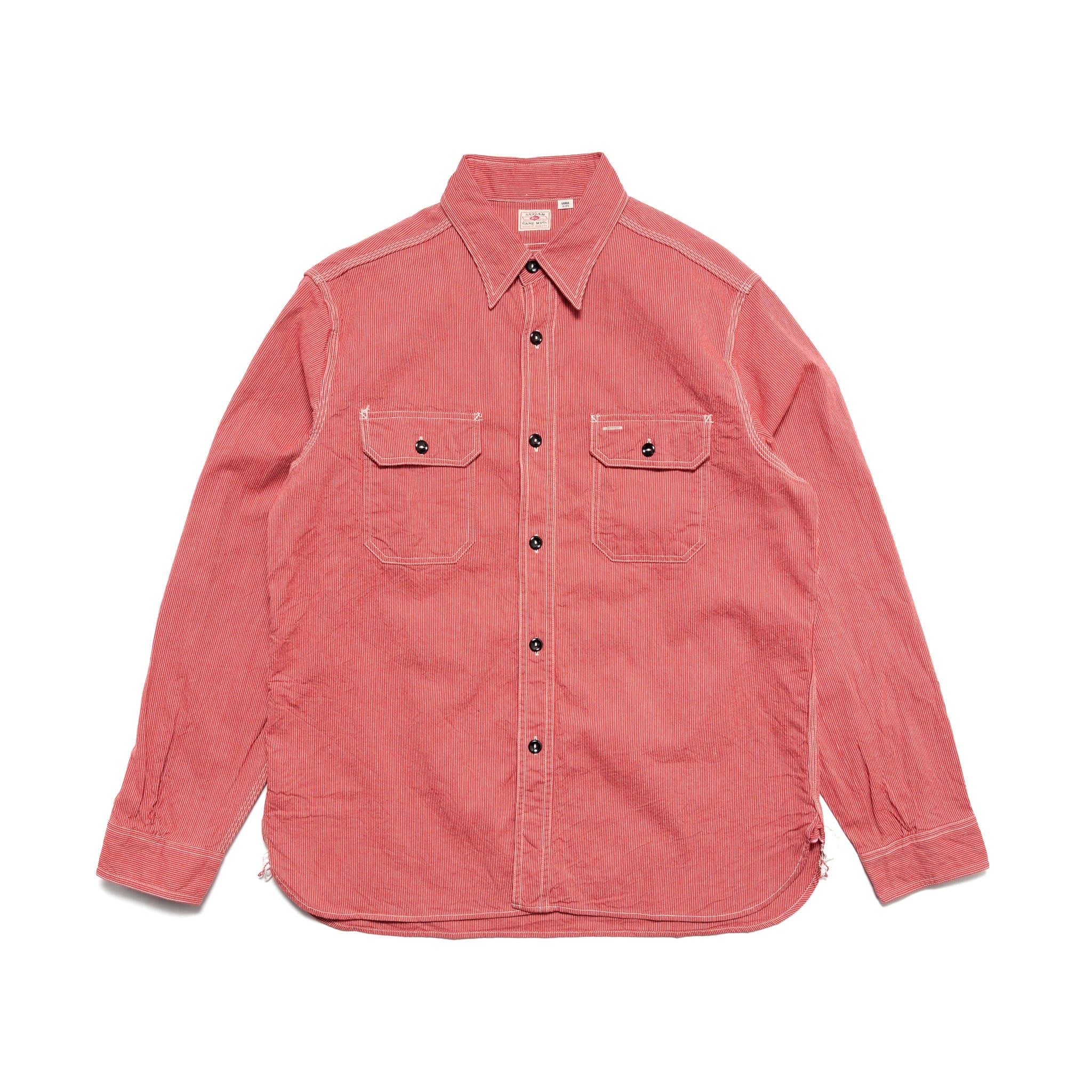 SC25511 Jean Cord Work Shirt - Red