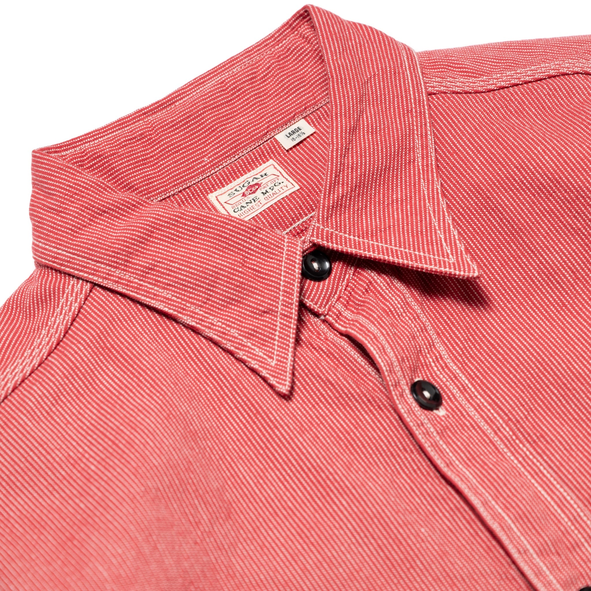 SC25511 Jean Cord Work Shirt - Red