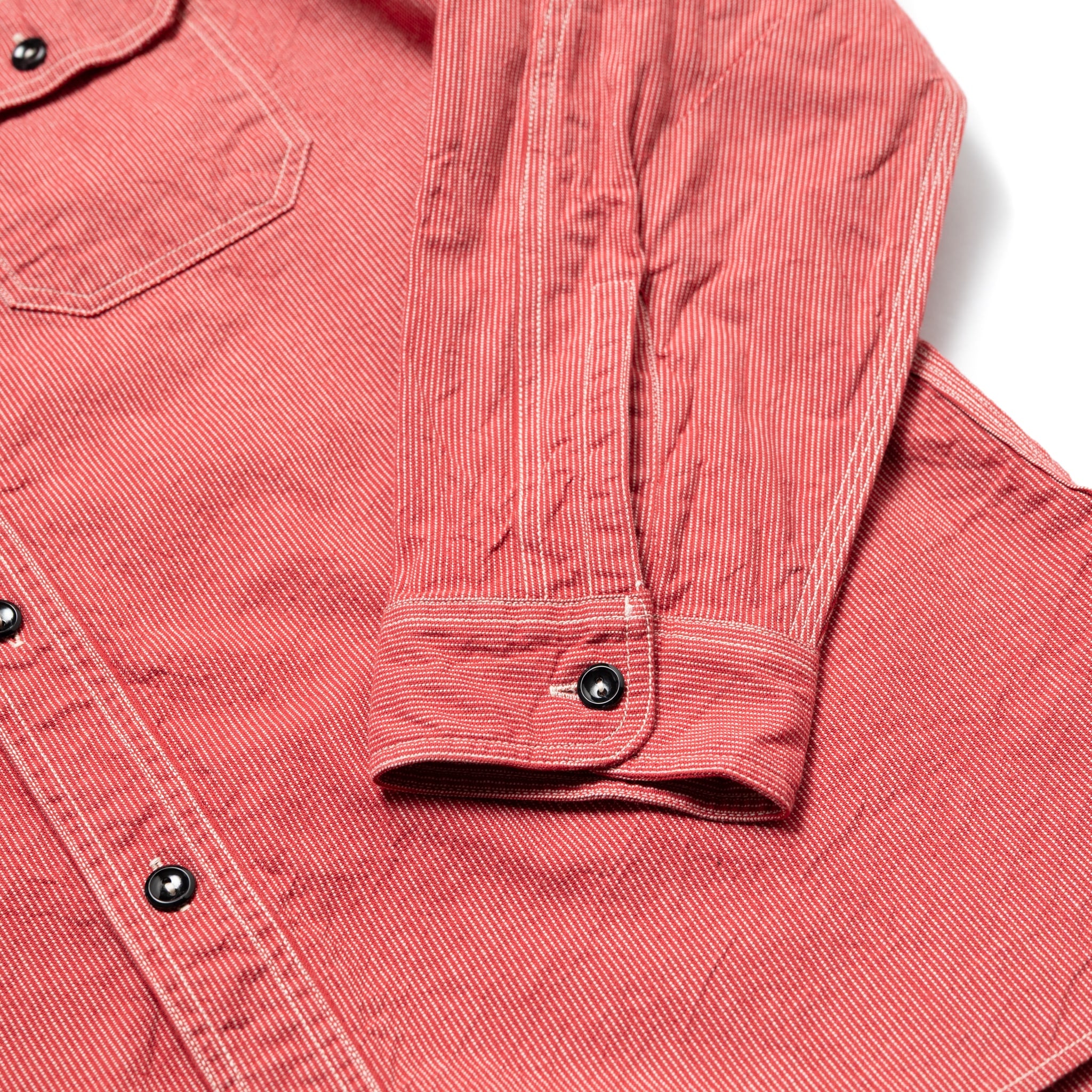 SC25511 Jean Cord Work Shirt - Red