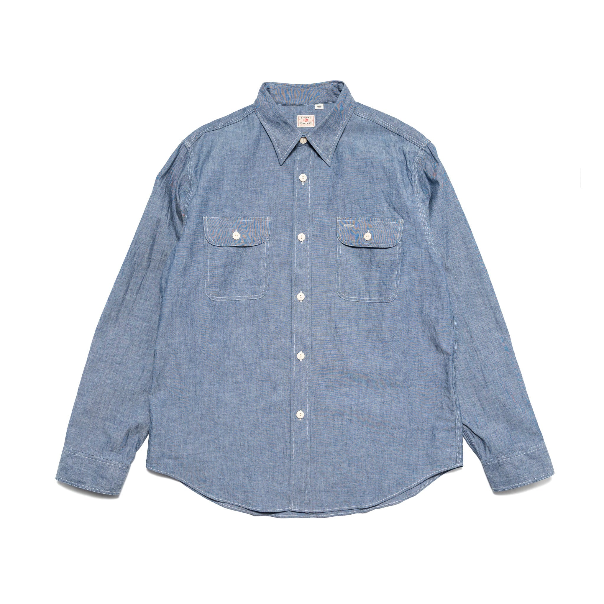 SC27850 Chambray Work Shirt - Blue