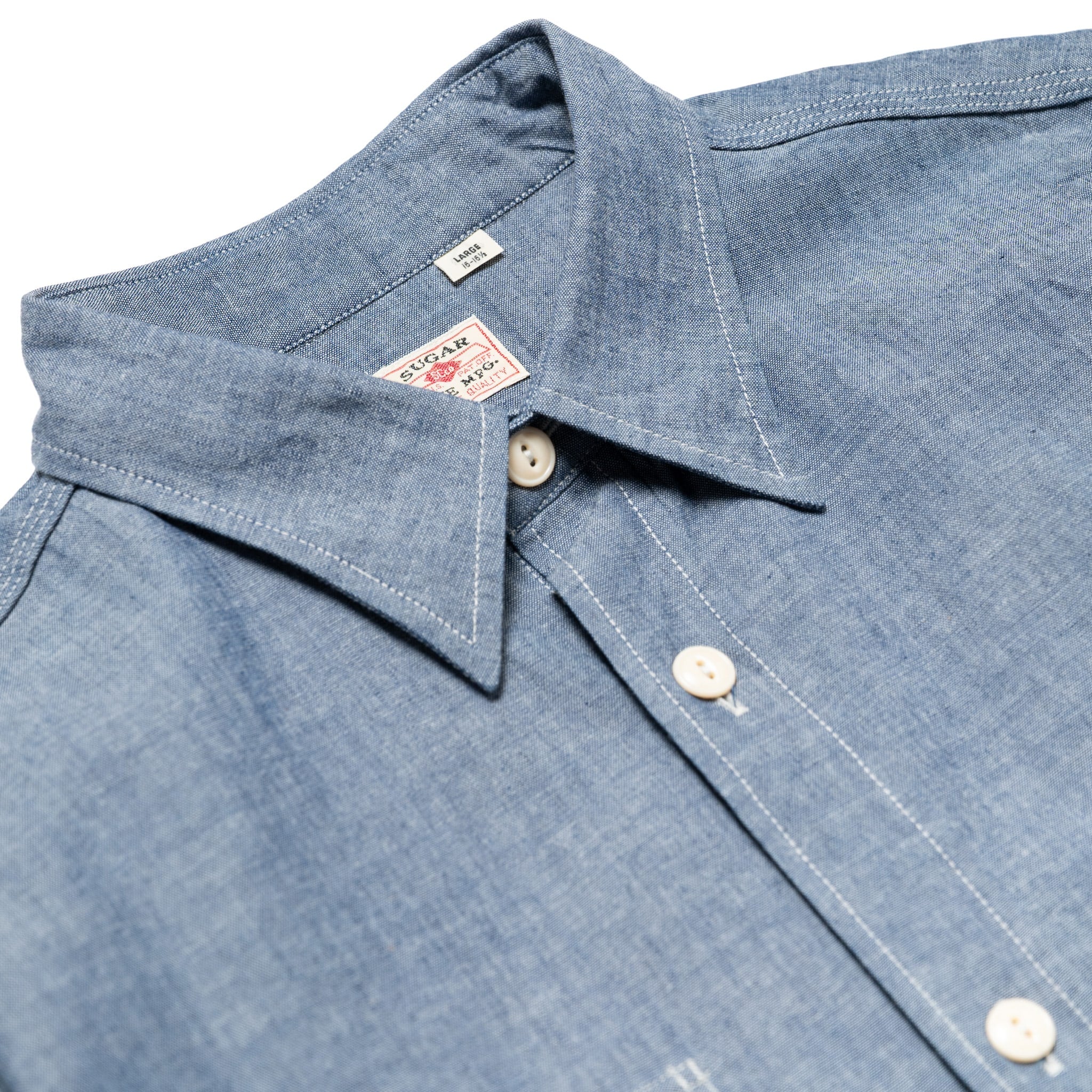 SC27850 Chambray Work Shirt - Blue