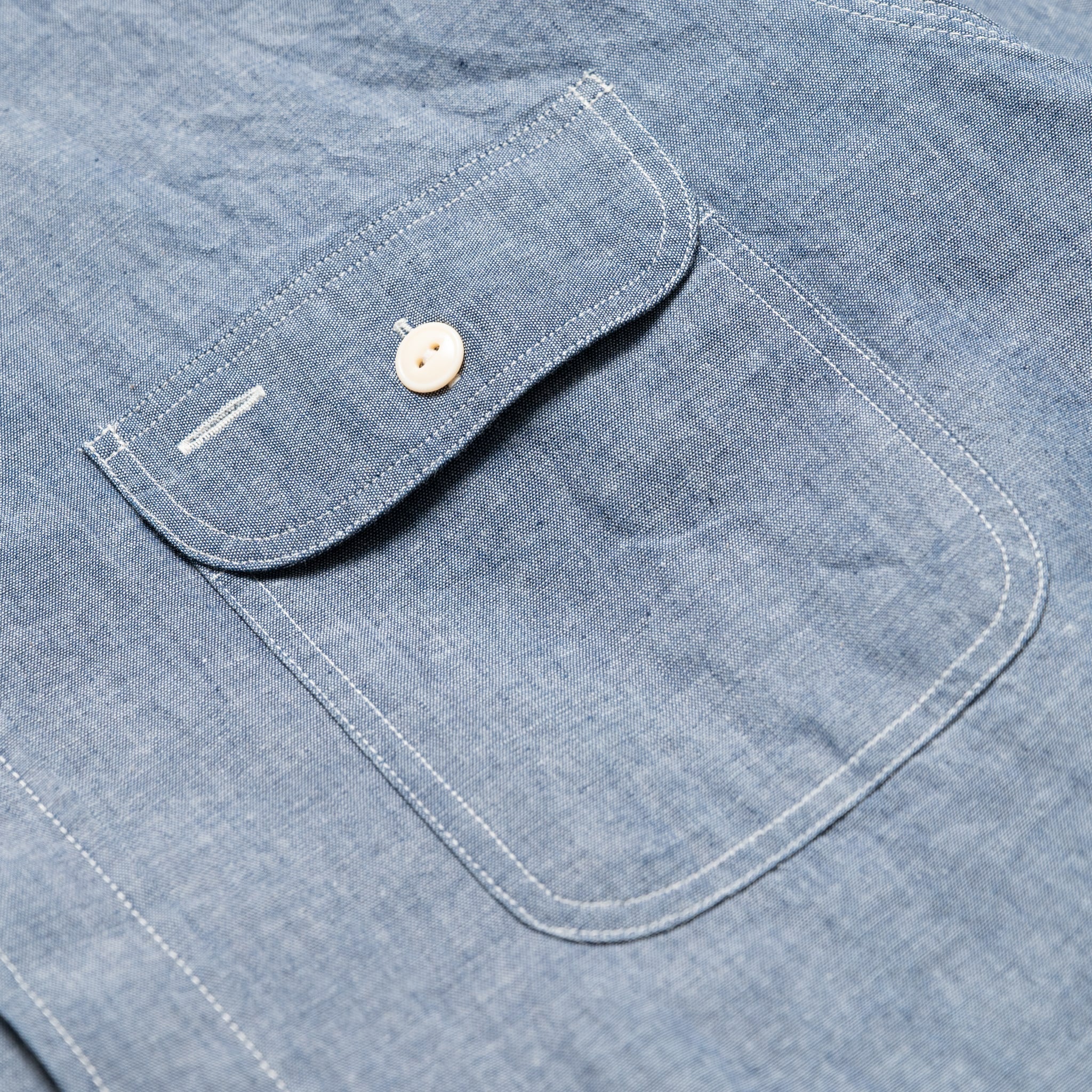 SC27850 Chambray Work Shirt - Blue