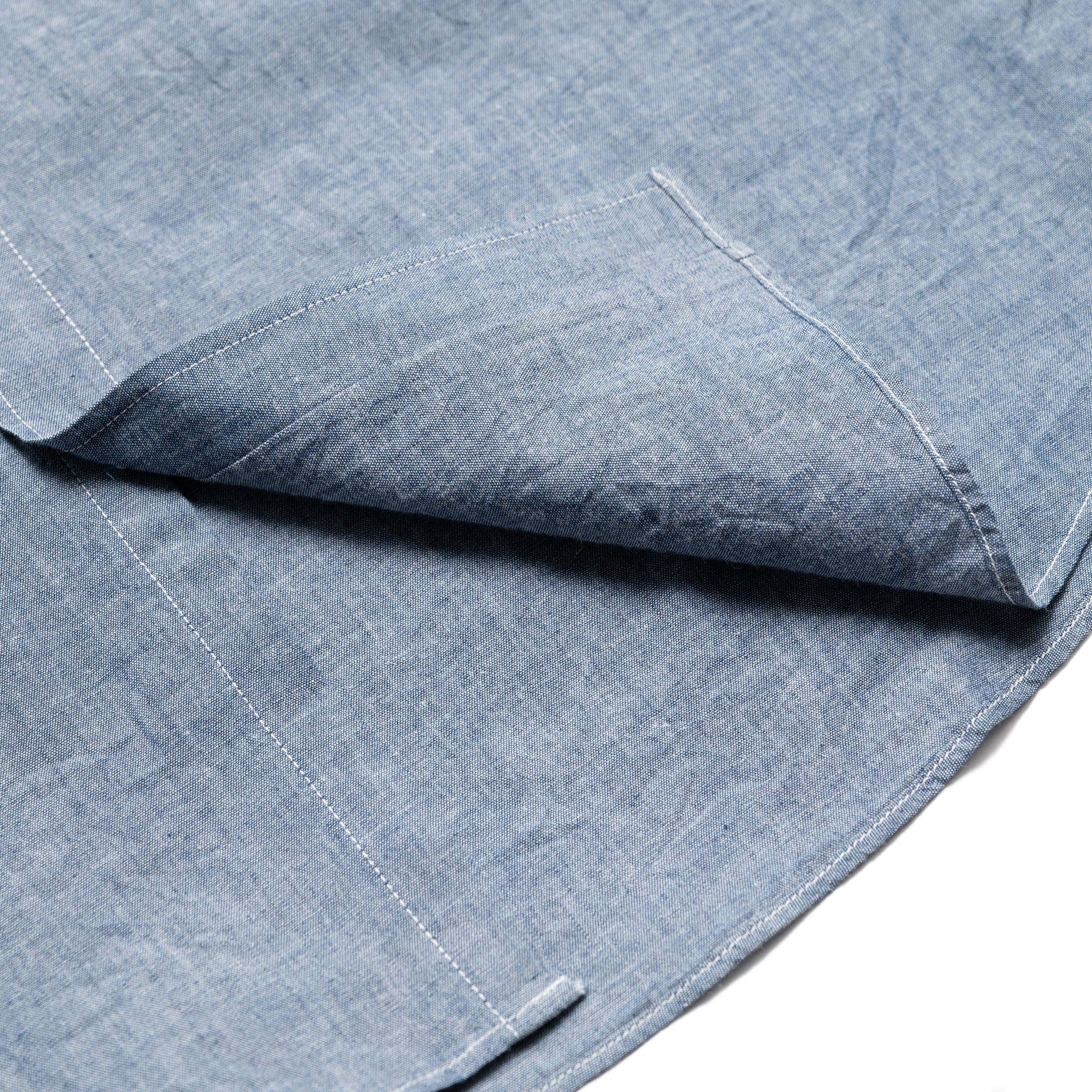 SC27850 Chambray Work Shirt - Blue