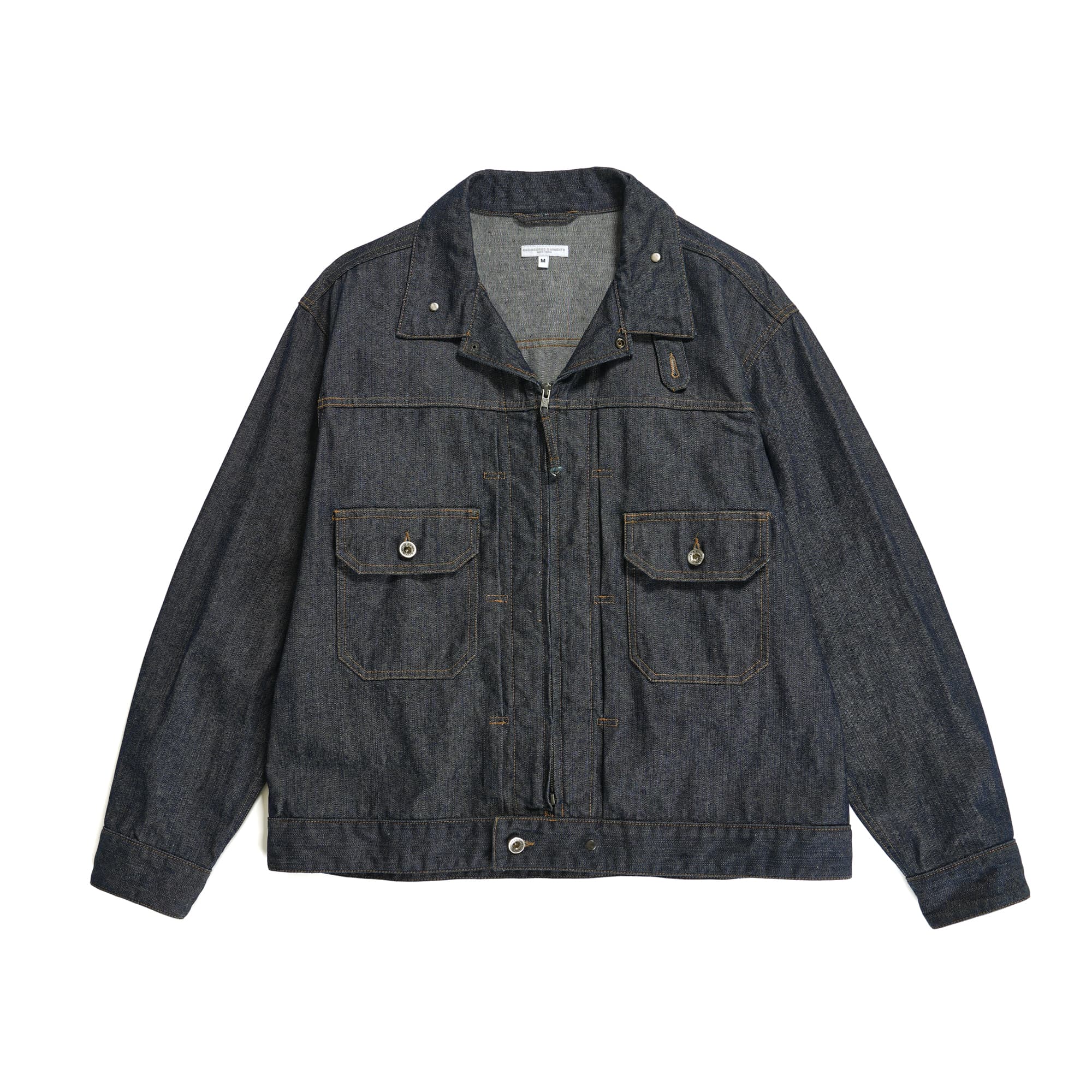 Engineered Garments Trucker Jacket Indigo 11oz Cone Denim | BlackBlue