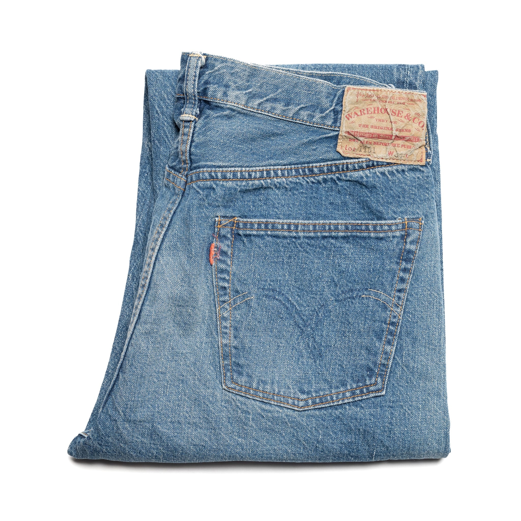 1101 2nd Hand Series 12oz Selvedge Denim - Used Wash Light