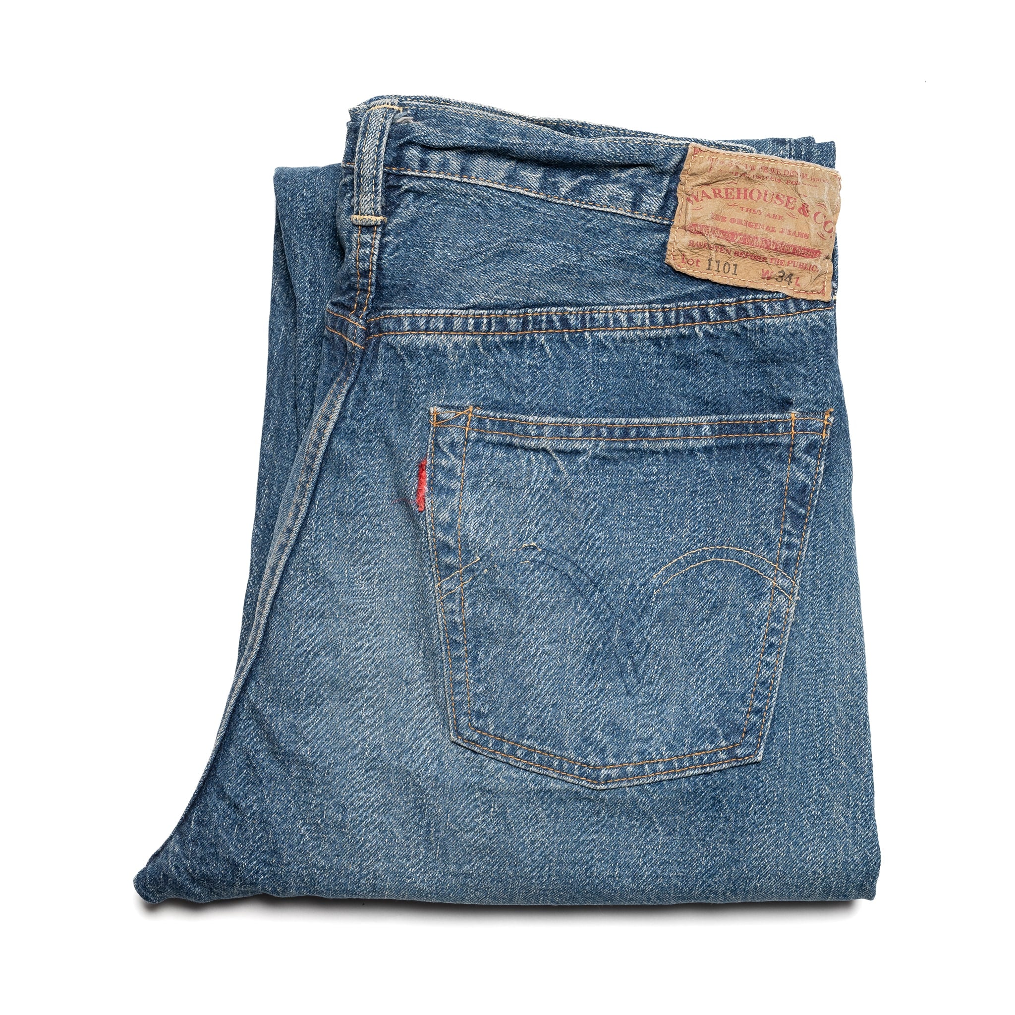 1101 2nd Hand Series 12oz Selvedge Denim - Used Wash Medium