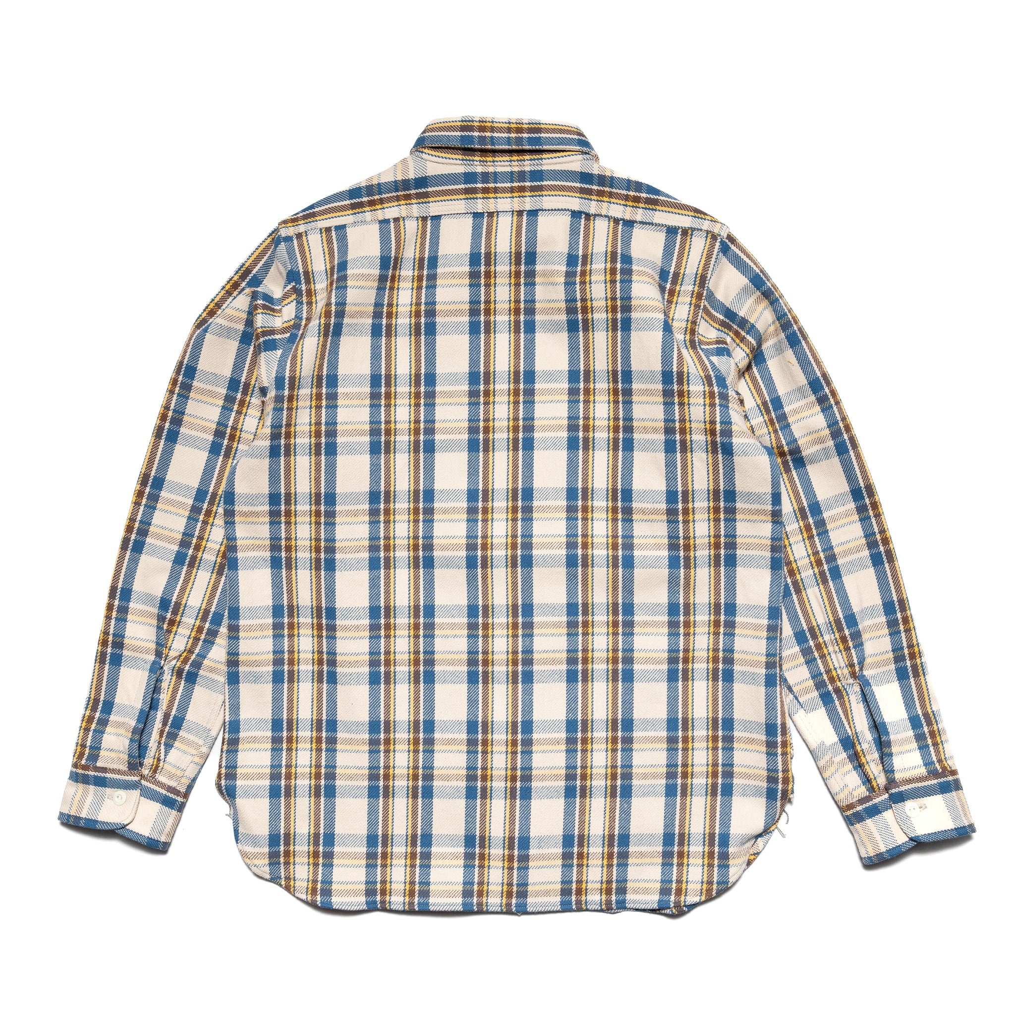 3104-N "B Pattern" Flannel Shirt - Blue