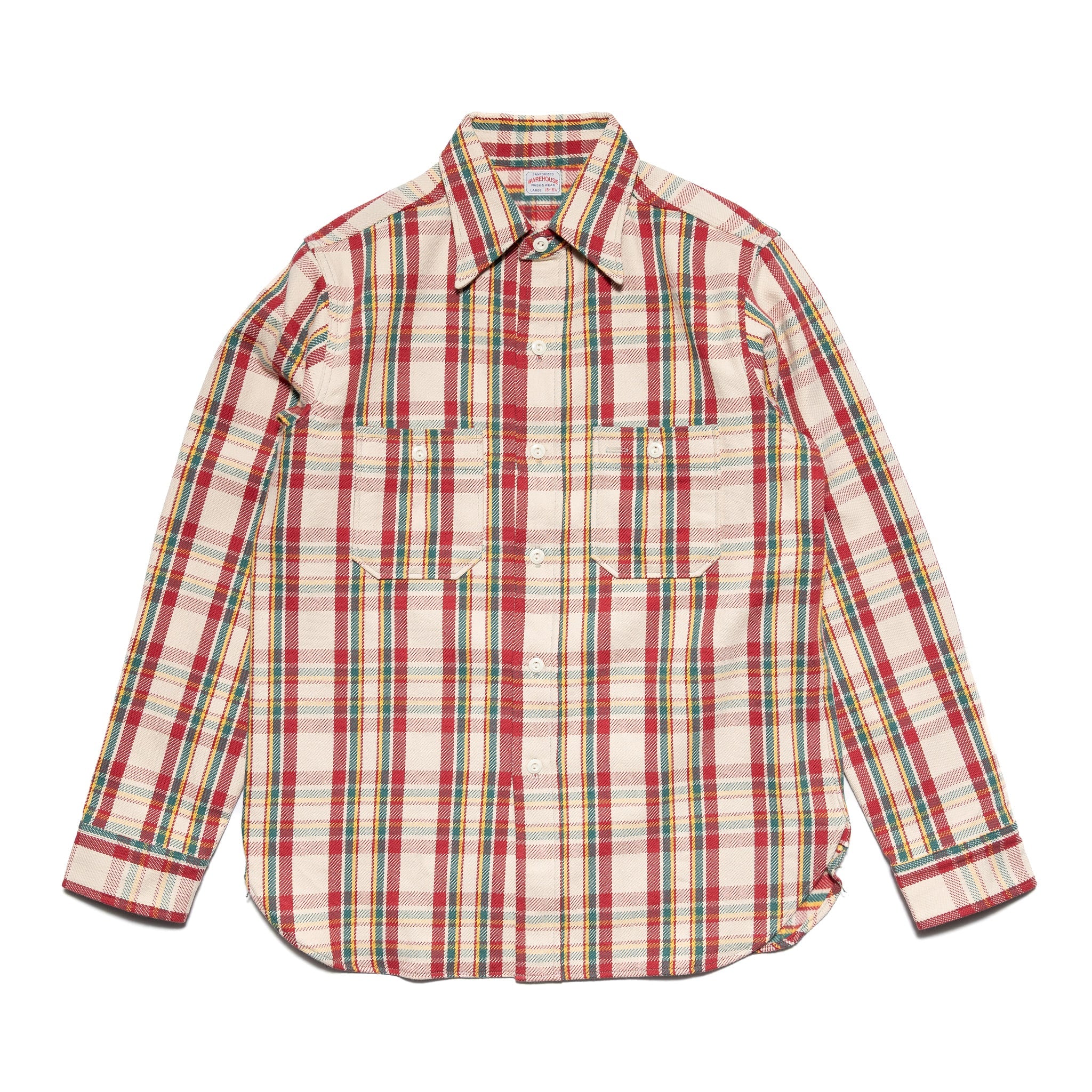 3104-N "B Pattern" Flannel Shirt - Red