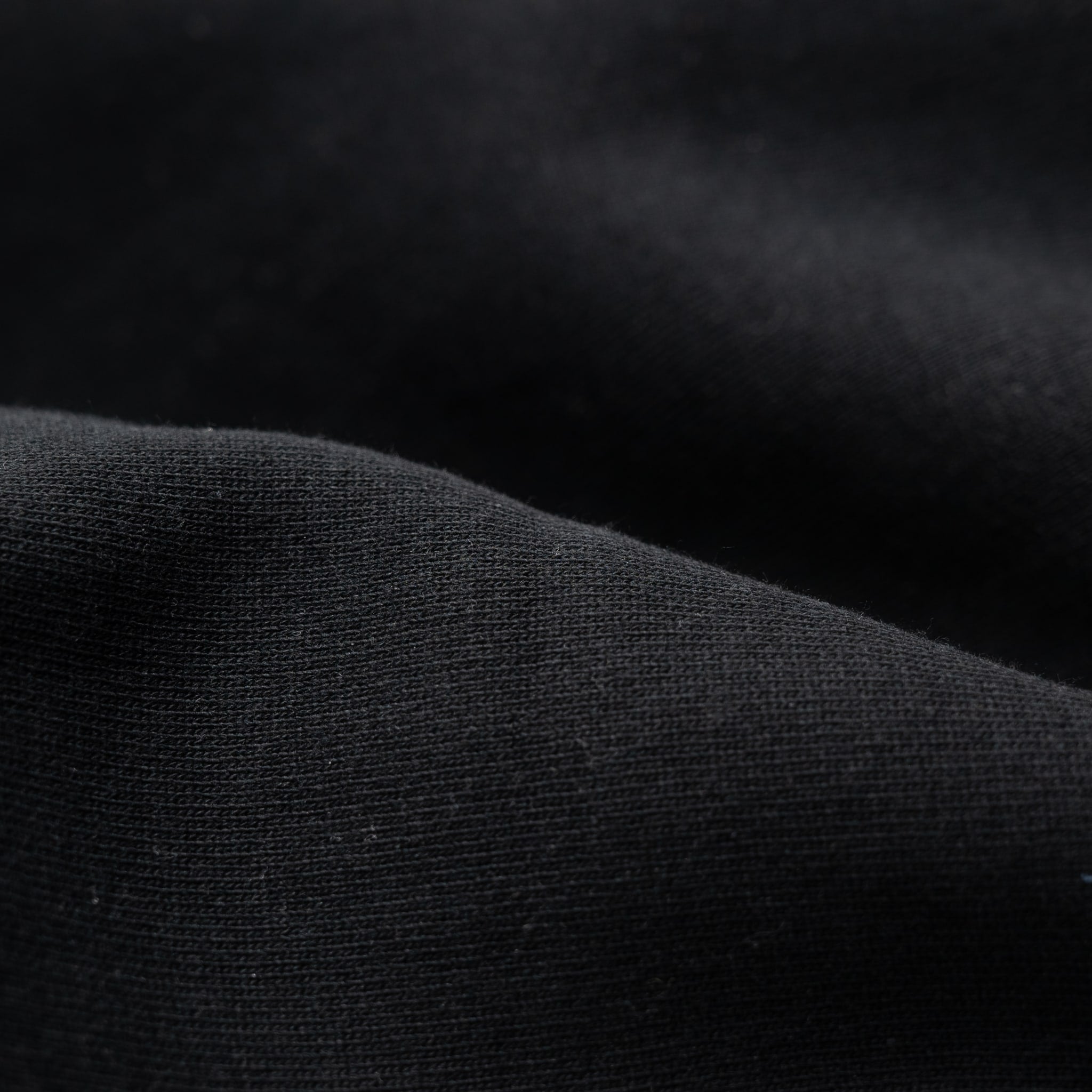 483 Reverse Weave Loopwheel Sweatshirt - Black