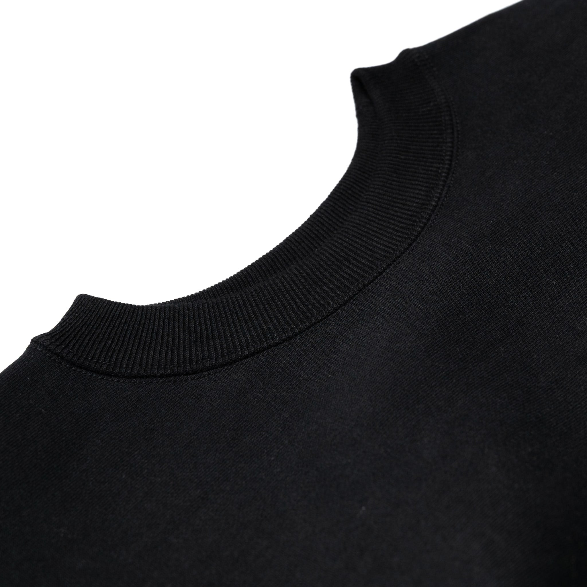 483 Reverse Weave Loopwheel Sweatshirt - Black