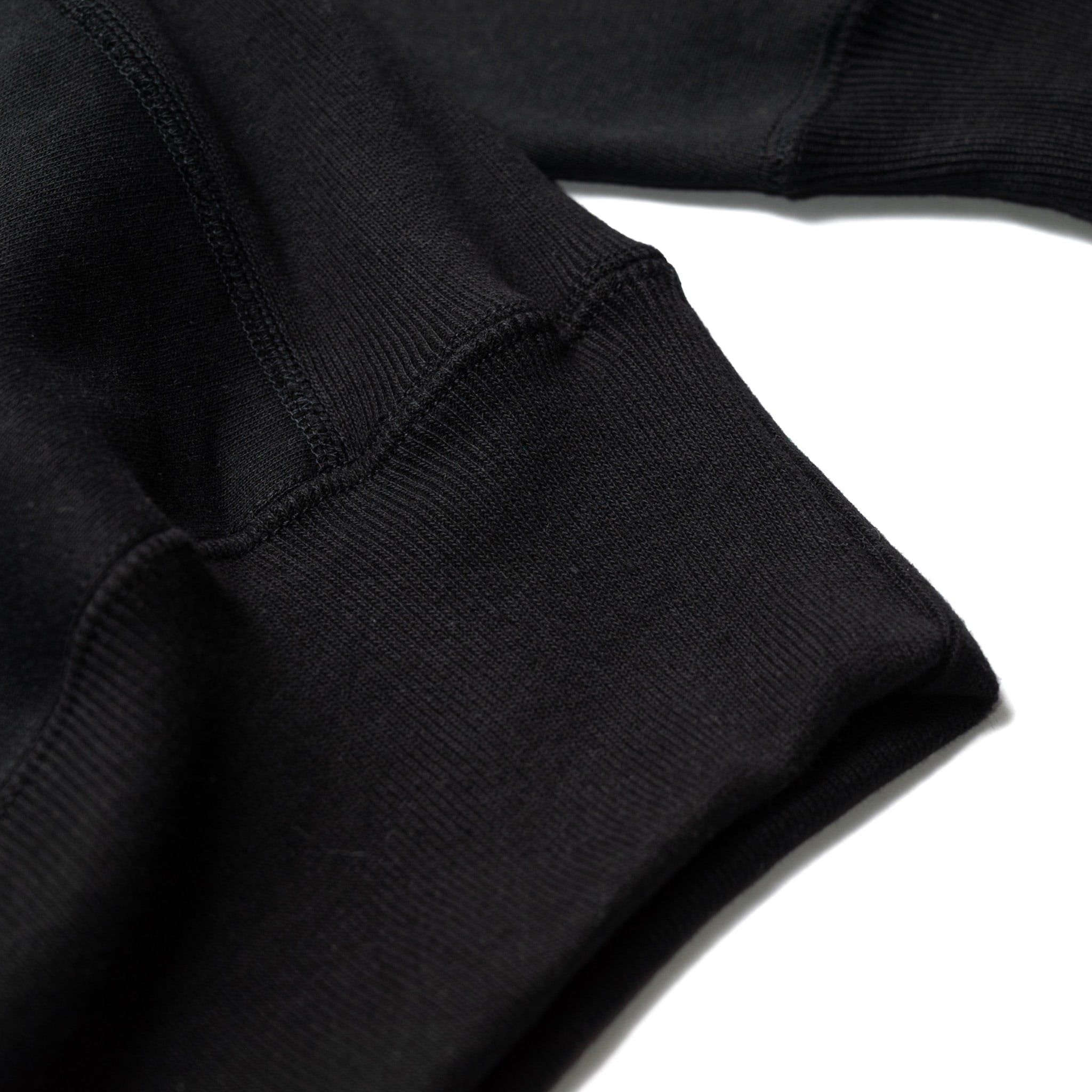 483 Reverse Weave Loopwheel Sweatshirt - Black