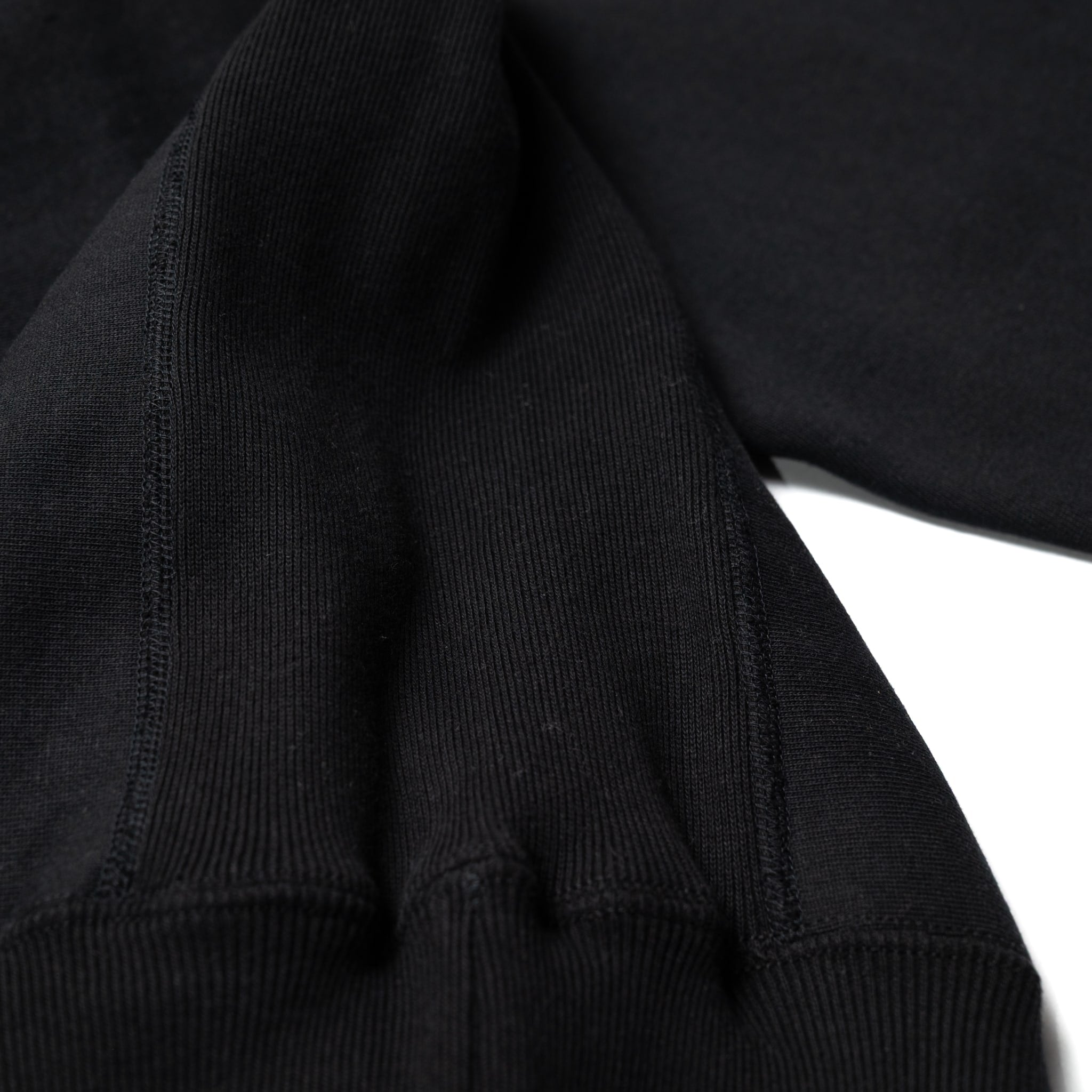 483 Reverse Weave Loopwheel Sweatshirt - Black