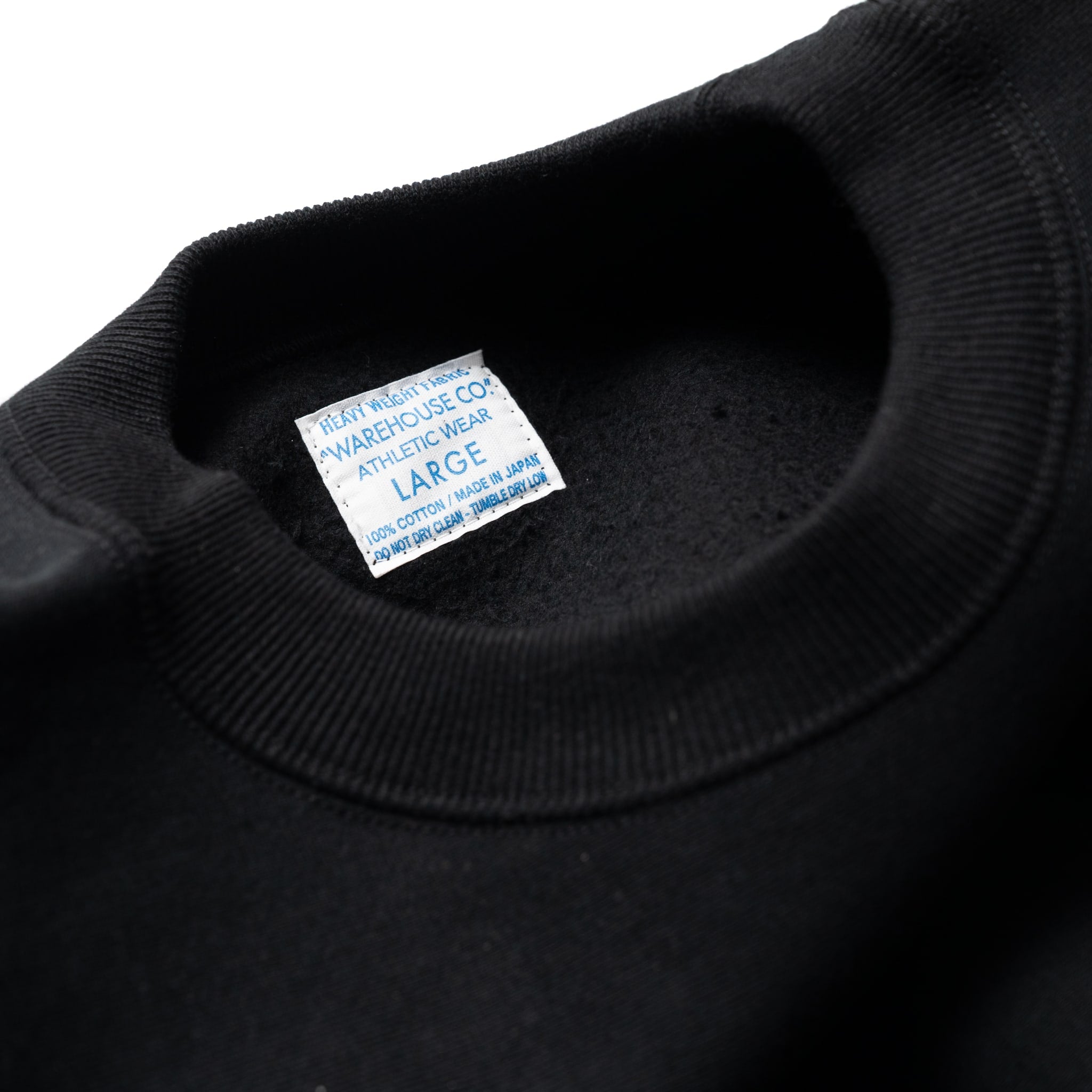 483 Reverse Weave Loopwheel Sweatshirt - Black