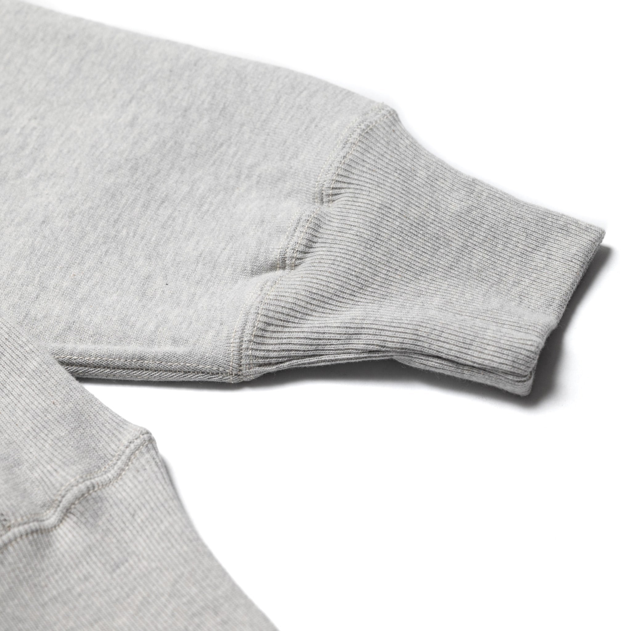 483 Reverse Weave Loopwheel Sweatshirt - Heather Grey