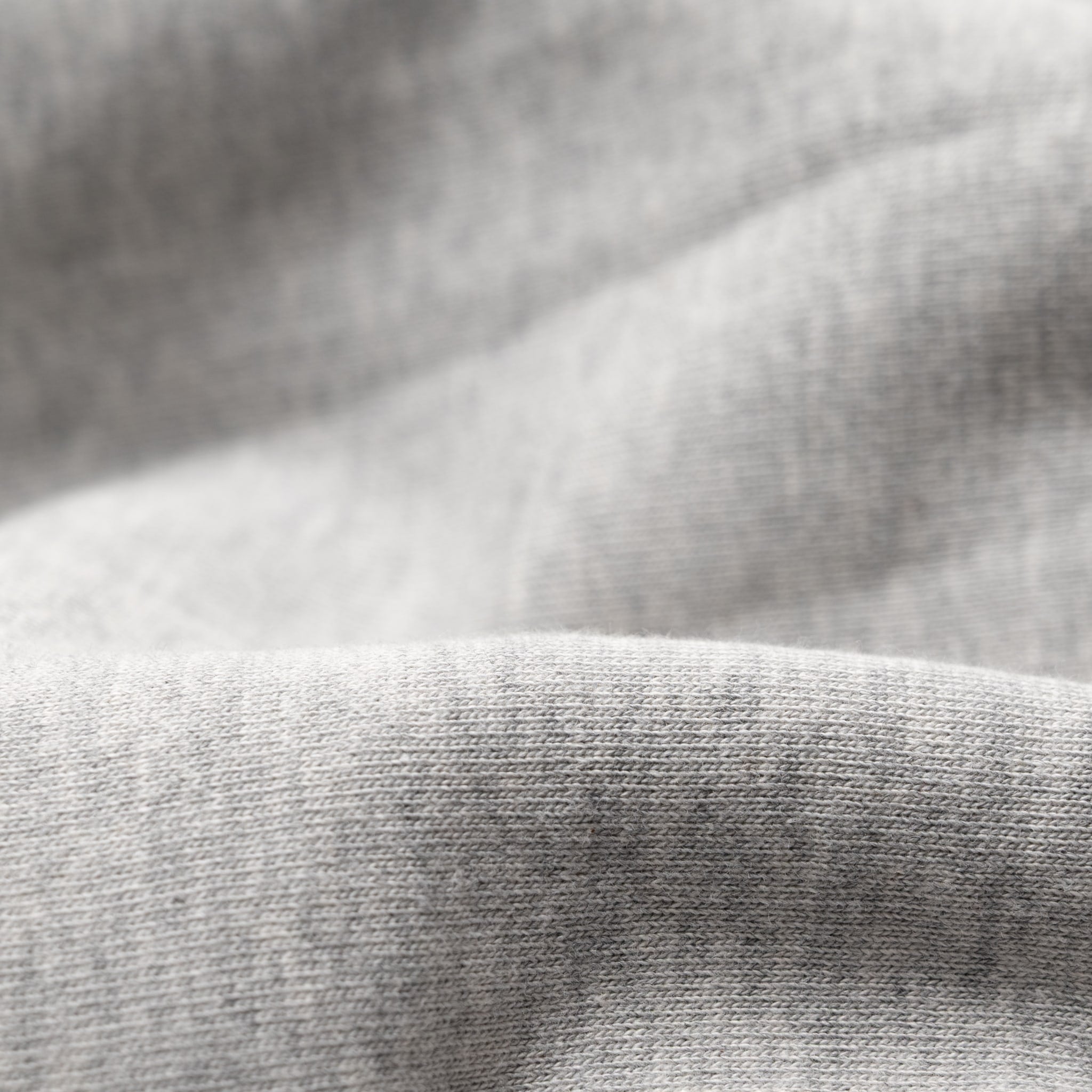 483 Reverse Weave Loopwheel Sweatshirt - Heather Grey