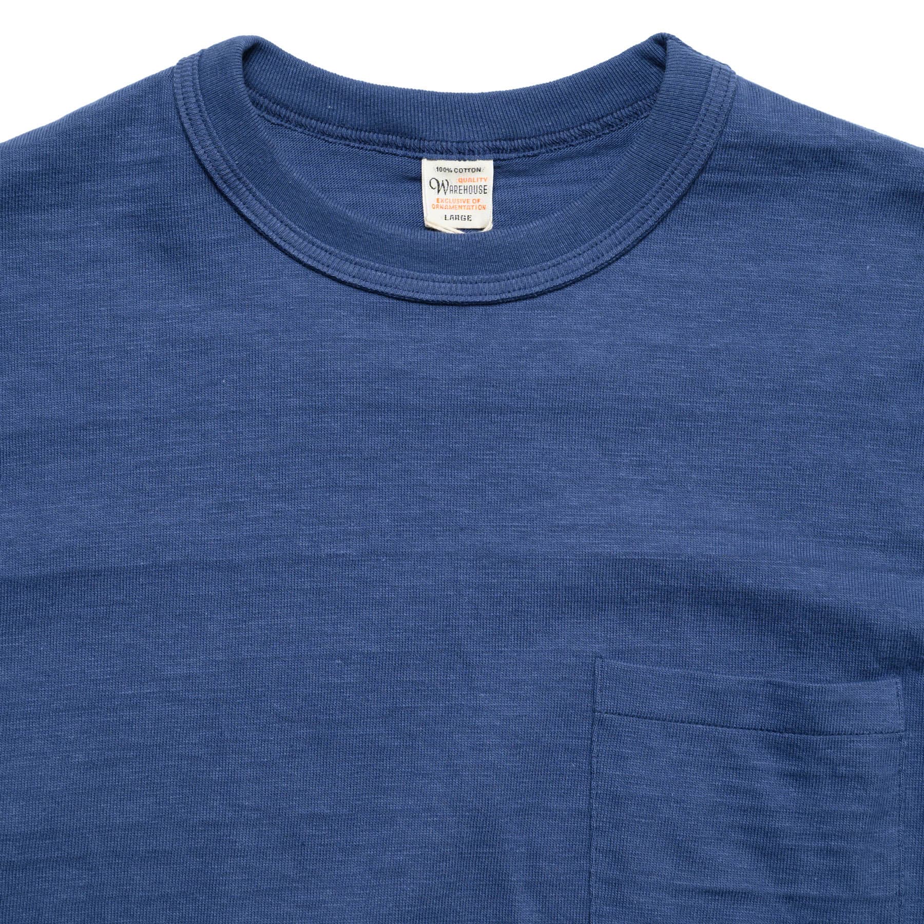 4601P Cotton Pocket Tee - Faded Blue