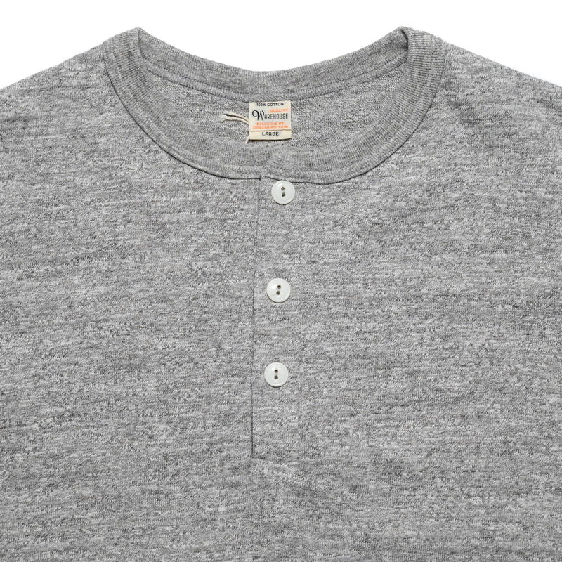 4601 Henley Tee - Heather Grey