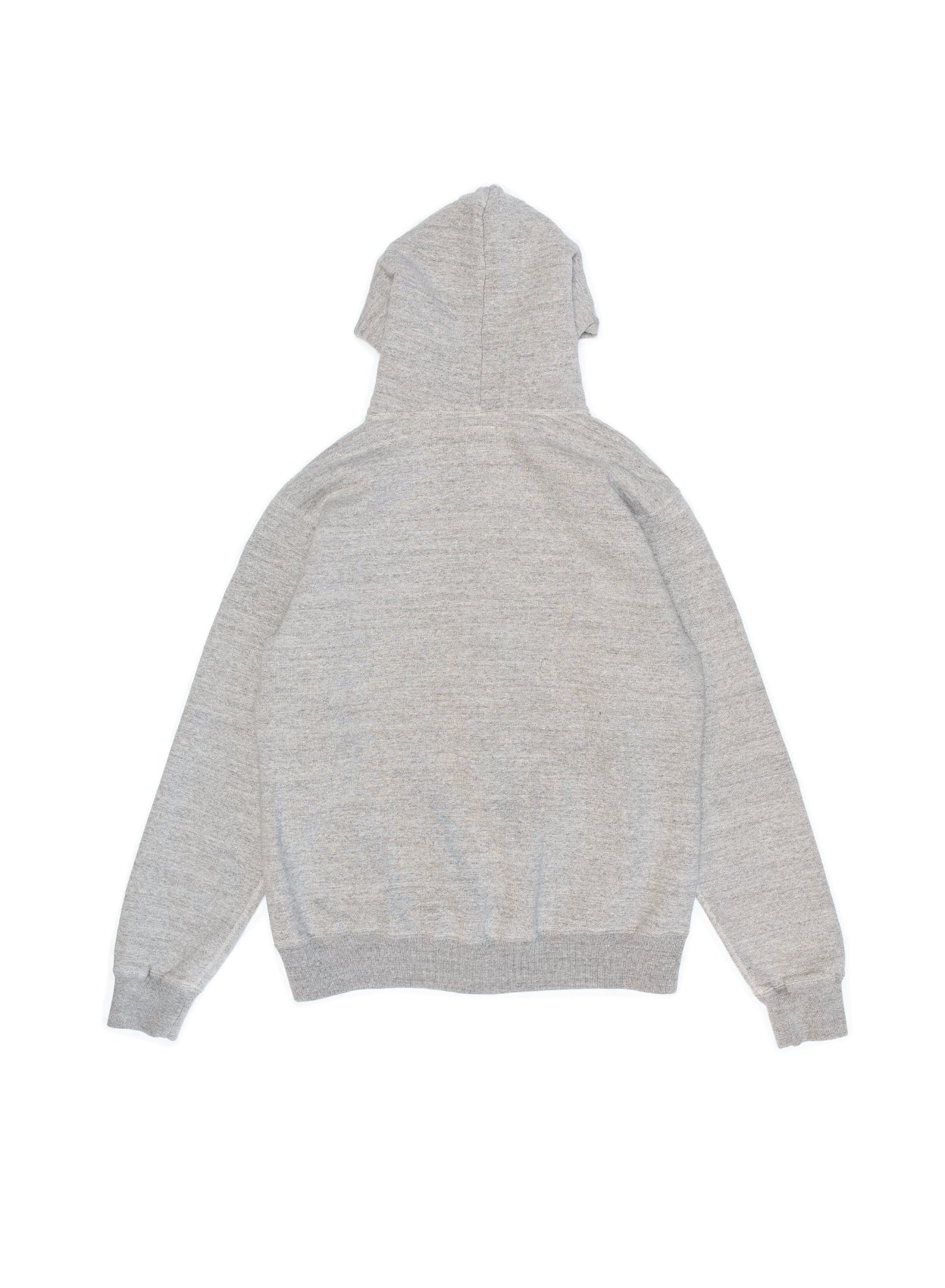 Loop Wheel Zip-Up Hooded Sweat Shirt - Heather Gray