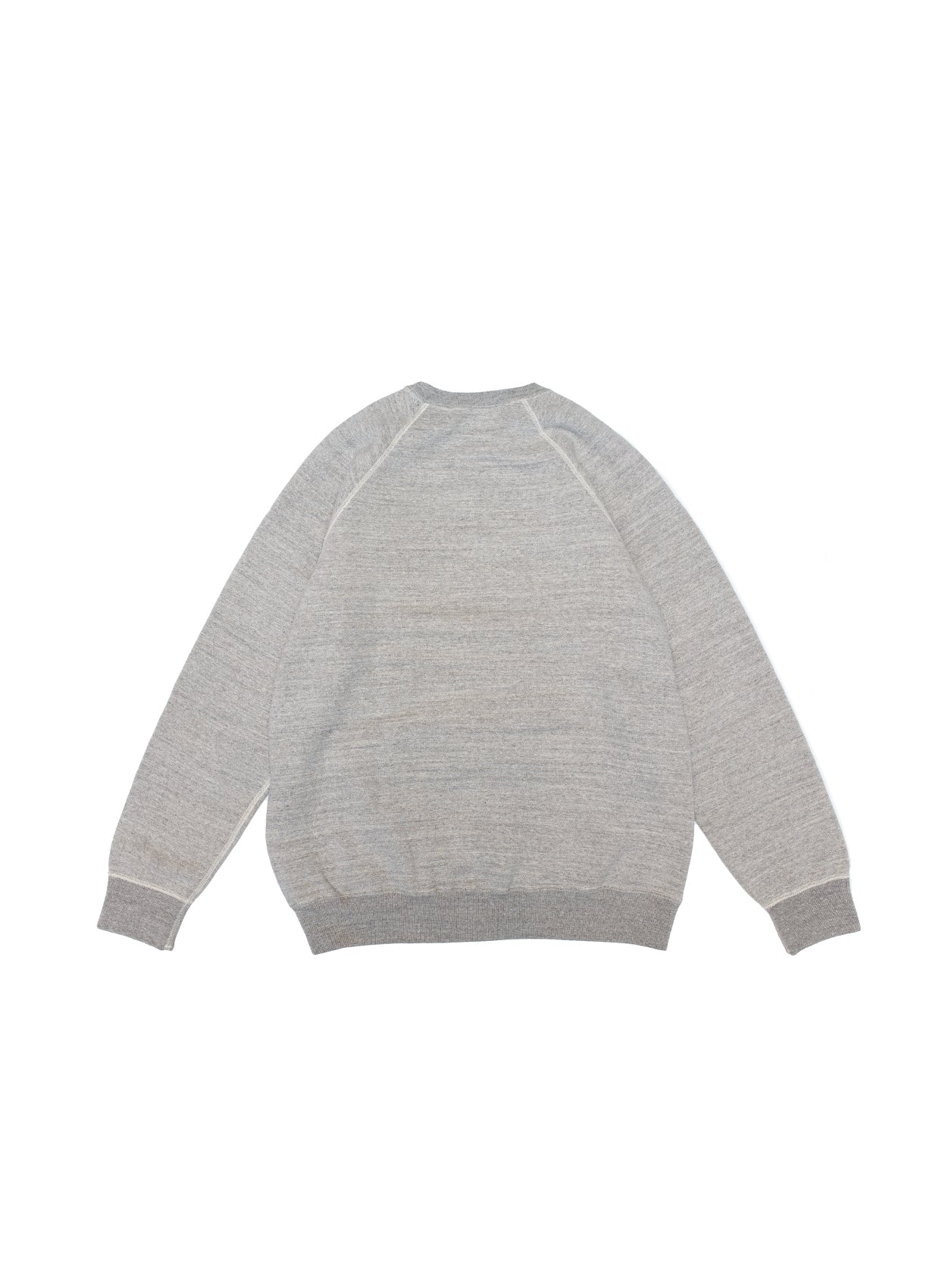 Loop Wheel Crew Neck Sweatshirt - Heather Gray