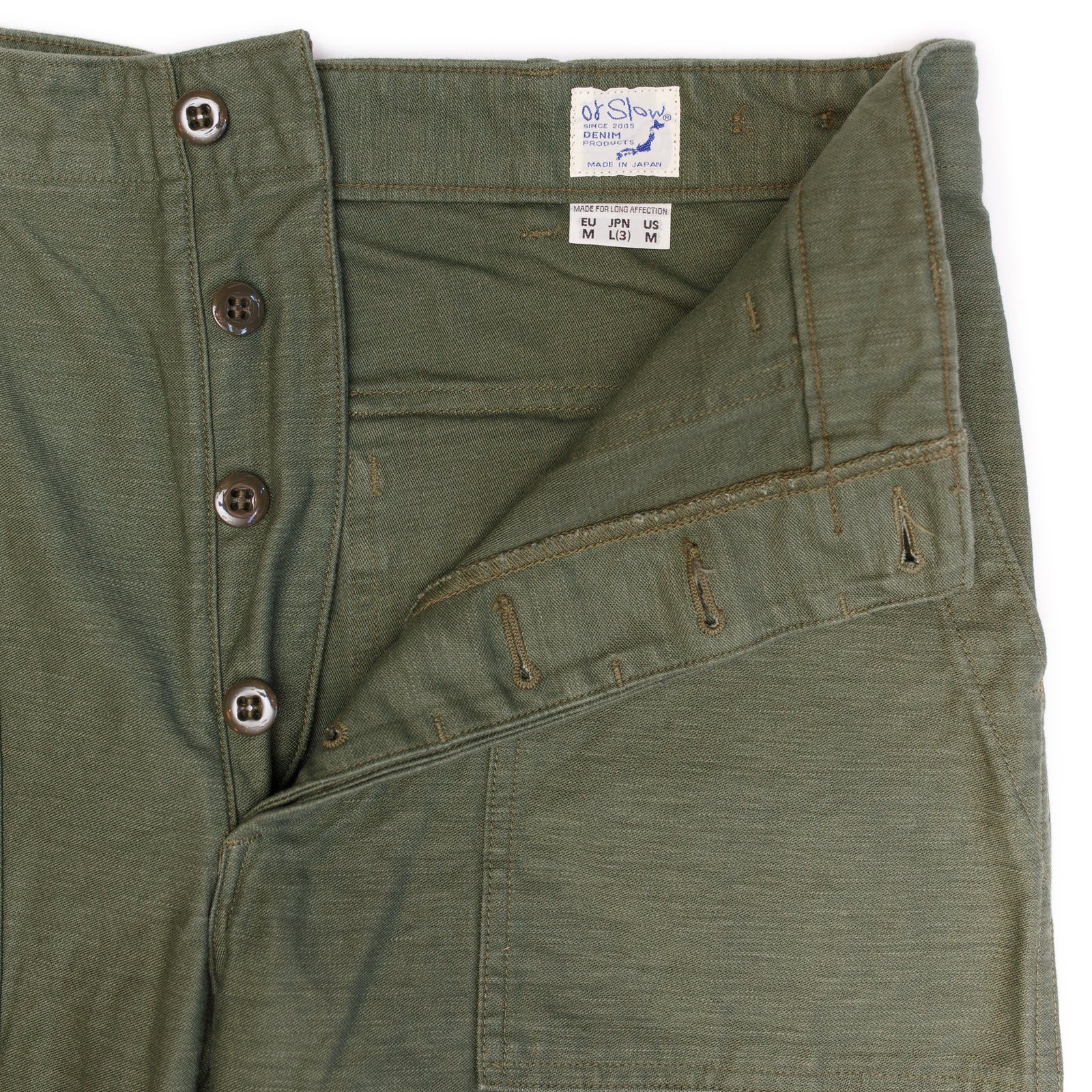 Regular Fit US Army Fatigue Pants - Green