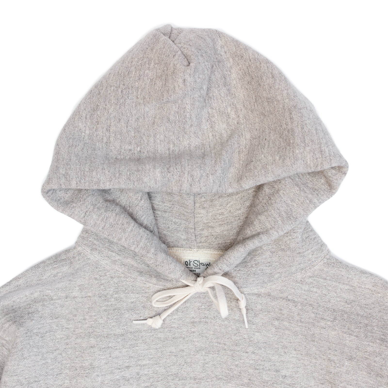 Loop Wheel Hooded Sweatshirt - Heather Gray