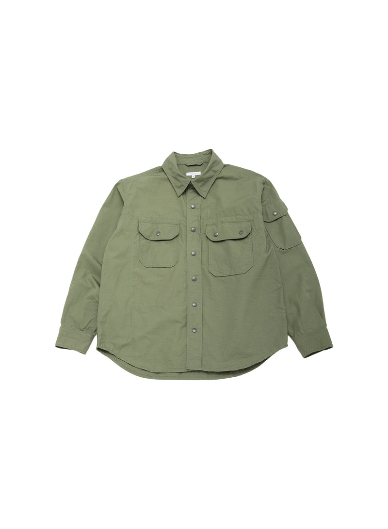 Field Shirt Jacket - Olive Cotton Ripstop