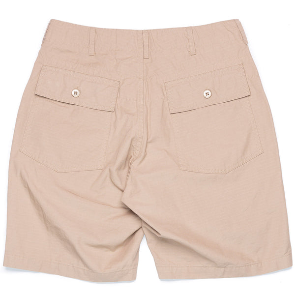 Engineered Garments Fatigue Short Khaki Cotton Rear