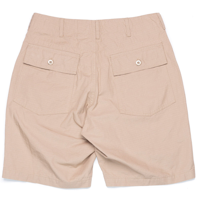 Engineered Garments Fatigue Short Khaki Cotton Rear