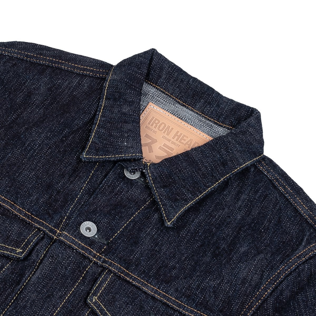 IH-526J-SLB - 16oz Slubby Selvedge Denim Type III Jacket - Indigo