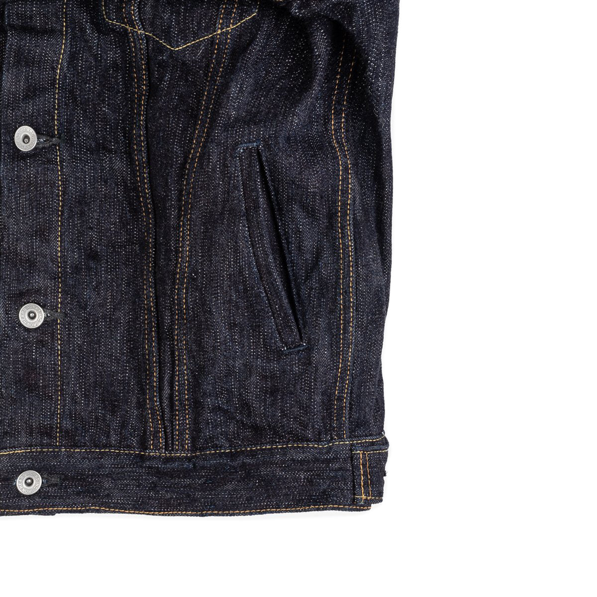 IH-526J-SLB - 16oz Slubby Selvedge Denim Type III Jacket - Indigo