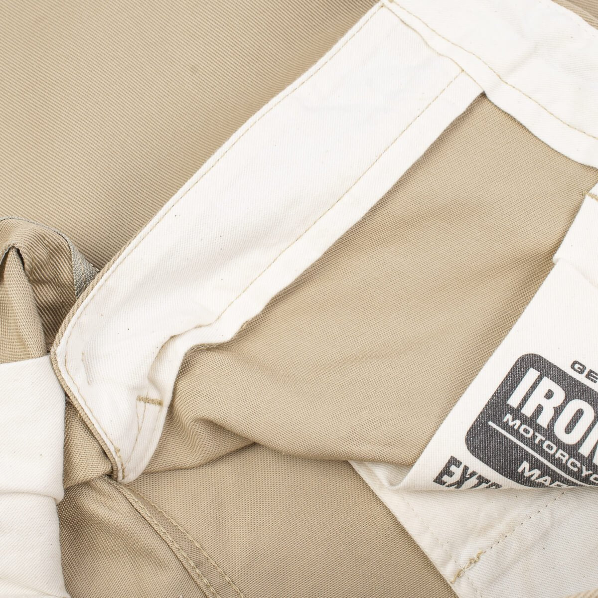 Iron Heart IH-730-KHA - 12oz Heavy Cotton Regular Fit Chinos Khaki