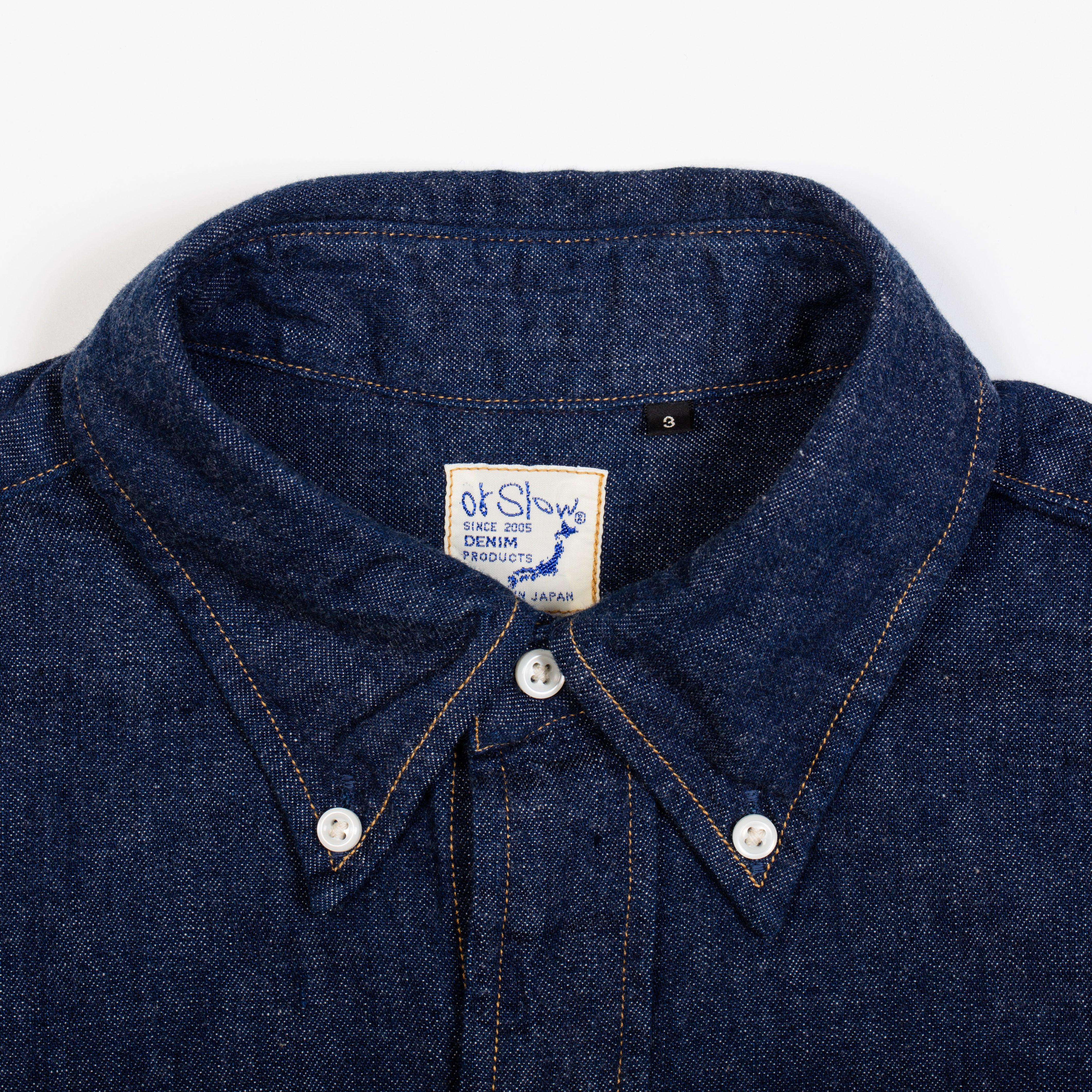 Denim Button Down Shirt One Wash