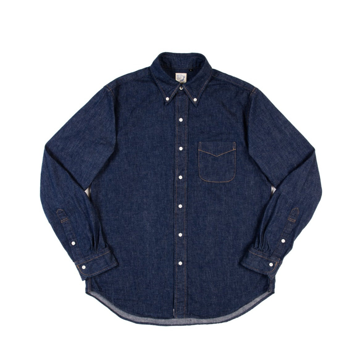 Denim Button Down Shirt One Wash