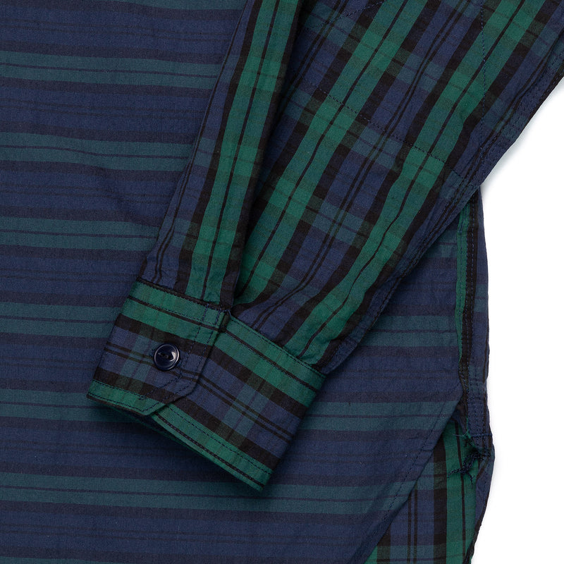 Engineered Garments Work Shirt Blackwatch Big Repeat Madras Cuff