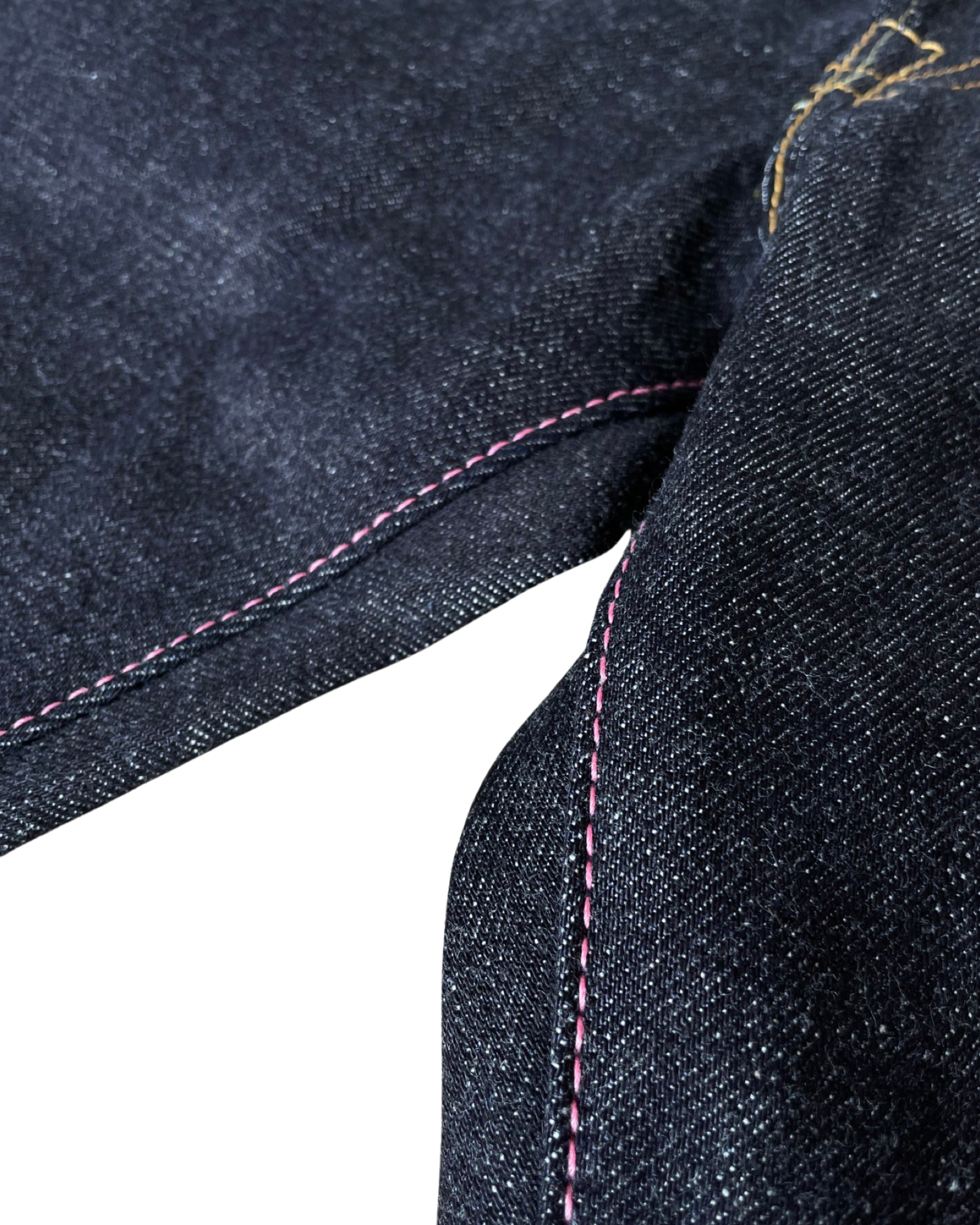 Momotaro 0906V 15.7oz Zimbabwe Cotton Classic Straight Selvedge Denim Inseam Detail