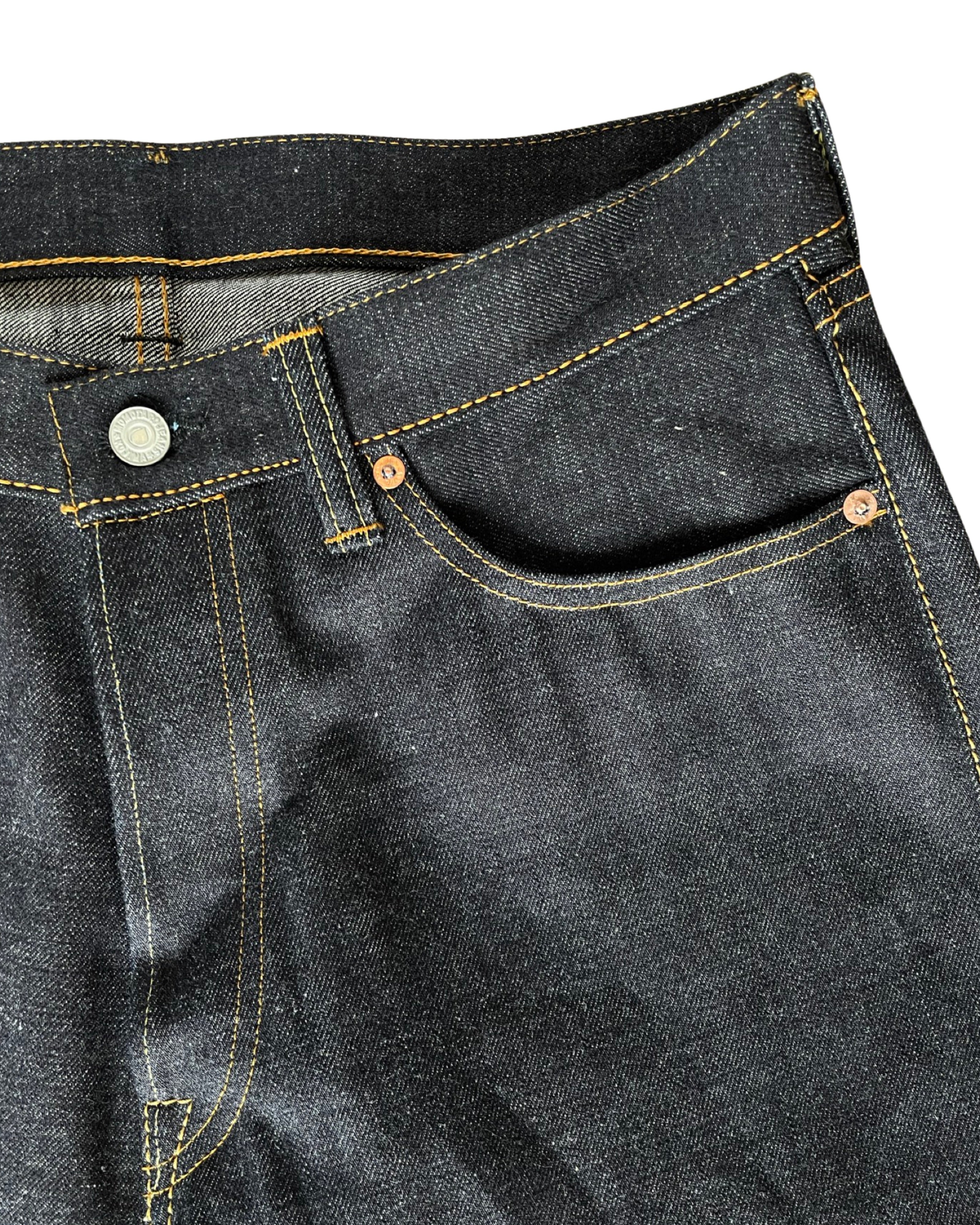 Momotaro 0906V 15.7oz Zimbabwe Cotton Classic Straight Selvedge Denim Detail